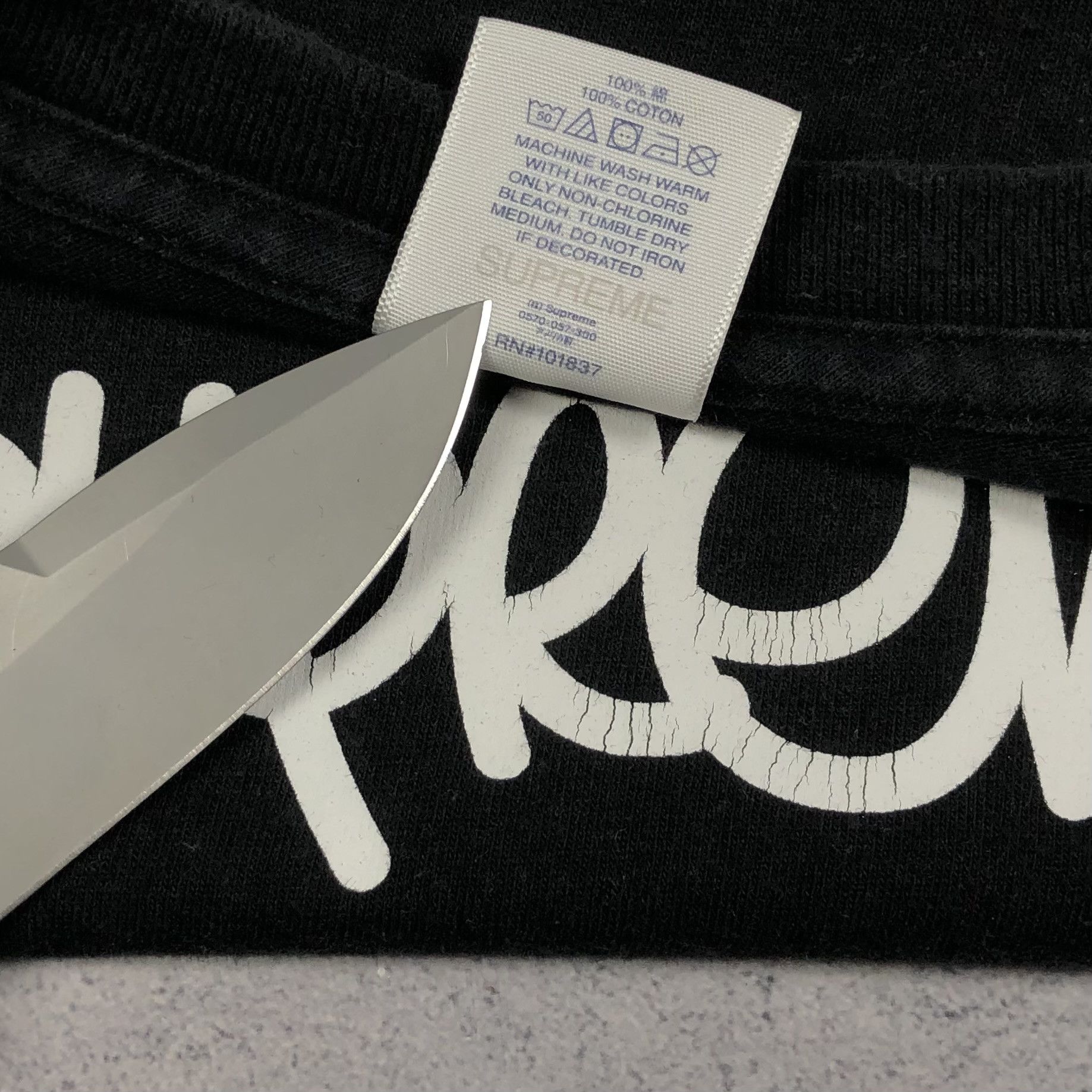 Supreme Y2K Vintage Supreme Graffiti Script Arch logo Tee dope Size US L / EU 52-54 / 3 - 7 Thumbnail