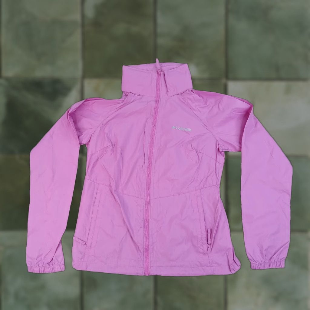 Vintage Columbia Windbreaker Jacket Womens Small Purple Size S / US 4 / IT 40 - 1 Thumbnail