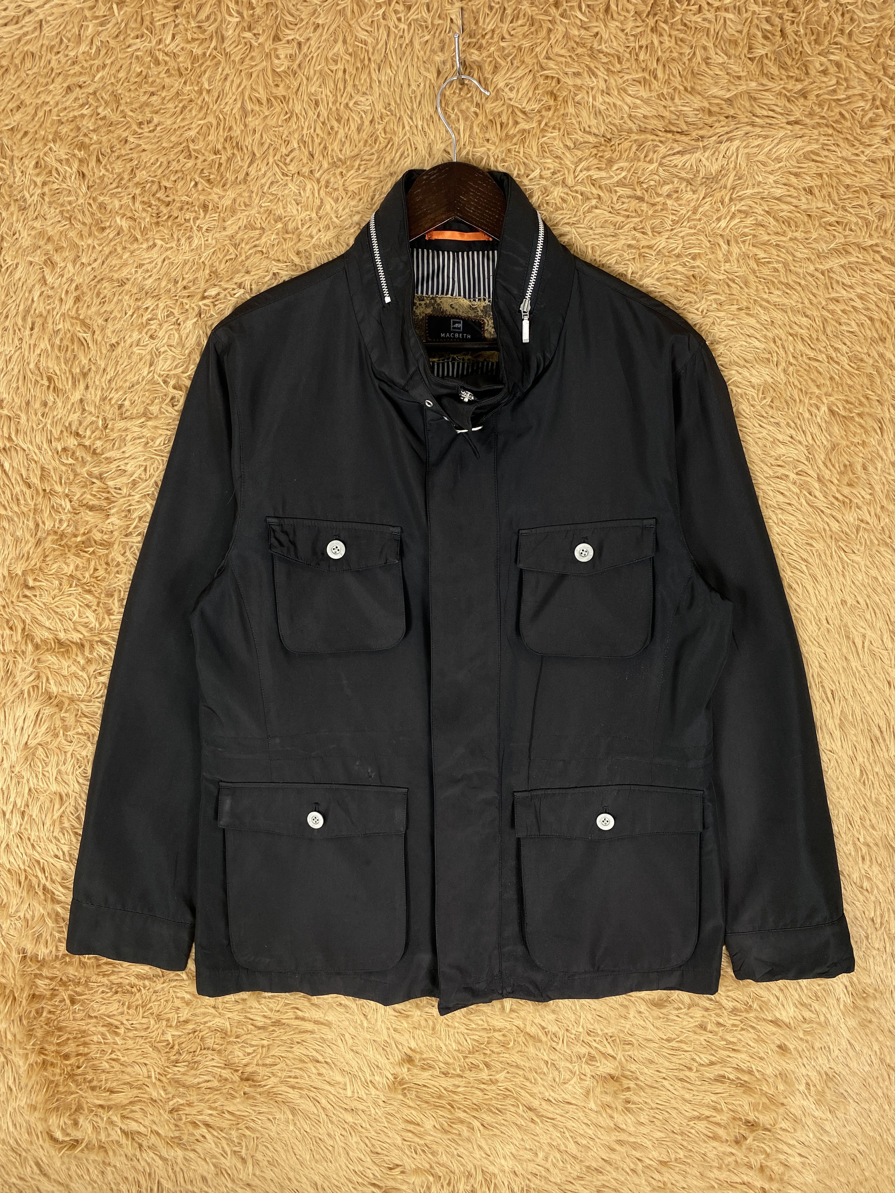 Macbeth Vintage Macbeth 3D Pocket Zipper Jacket J2216 Size US S / EU 44-46 / 1 - 1 Thumbnail