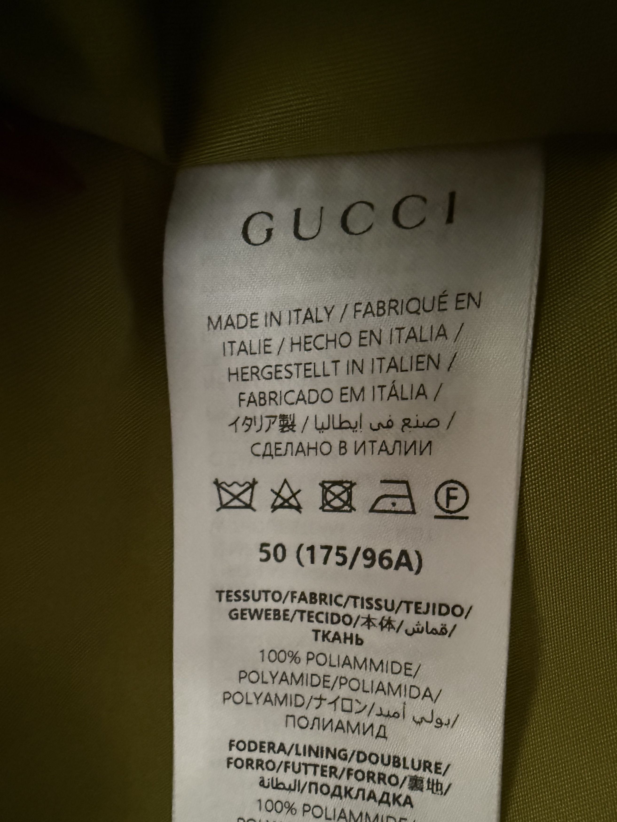 Gucci Runway FW '24 Logo-Appliquéd Padded Satin Bomber Jacket Size US M / EU 48-50 / 2 - 15 Thumbnail