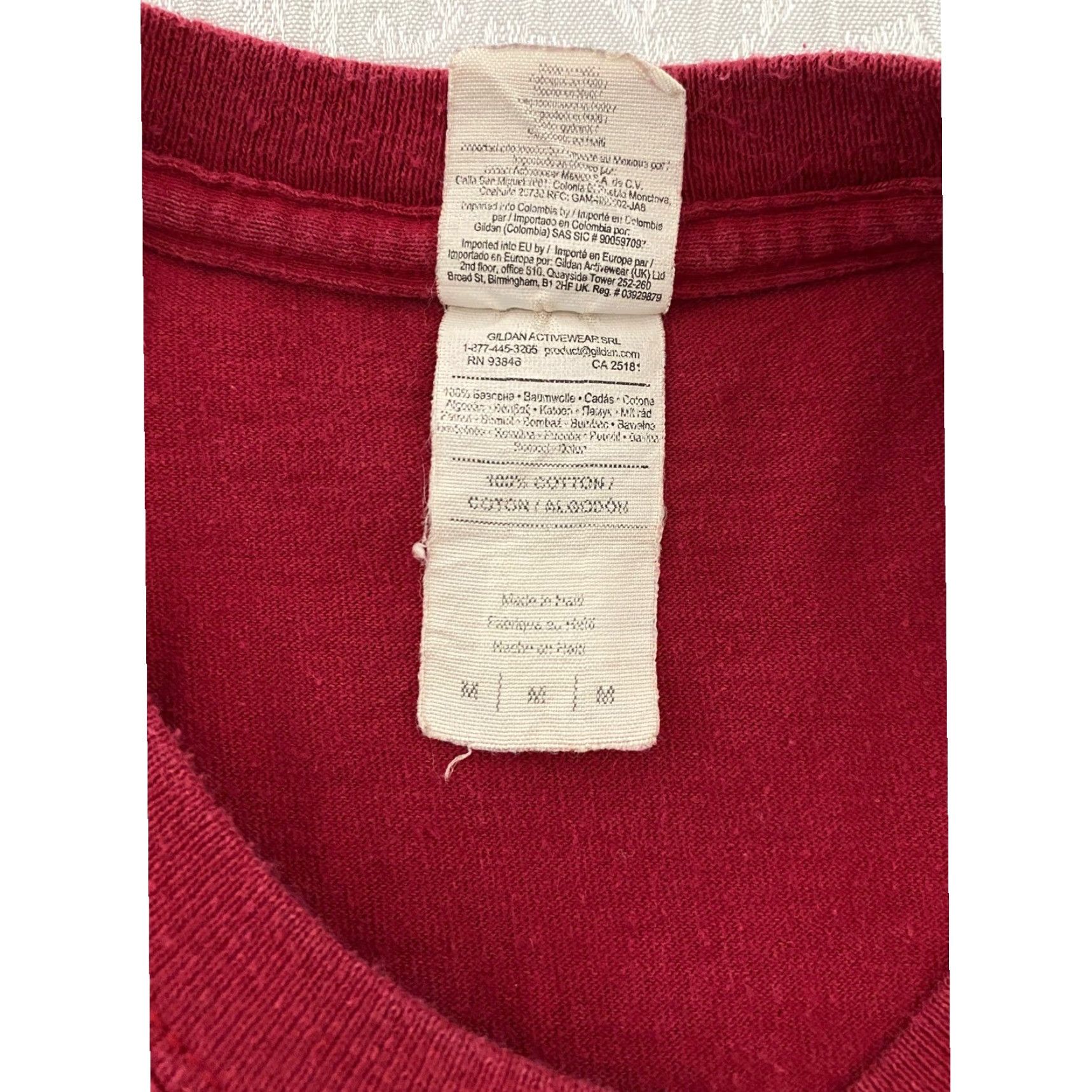 Gildan Iowa State Cyclones Cardinal Mascot T Shirt Gildan Heavy Cotton Mens Medium Size US M / EU 48-50 / 2 - 5 Thumbnail