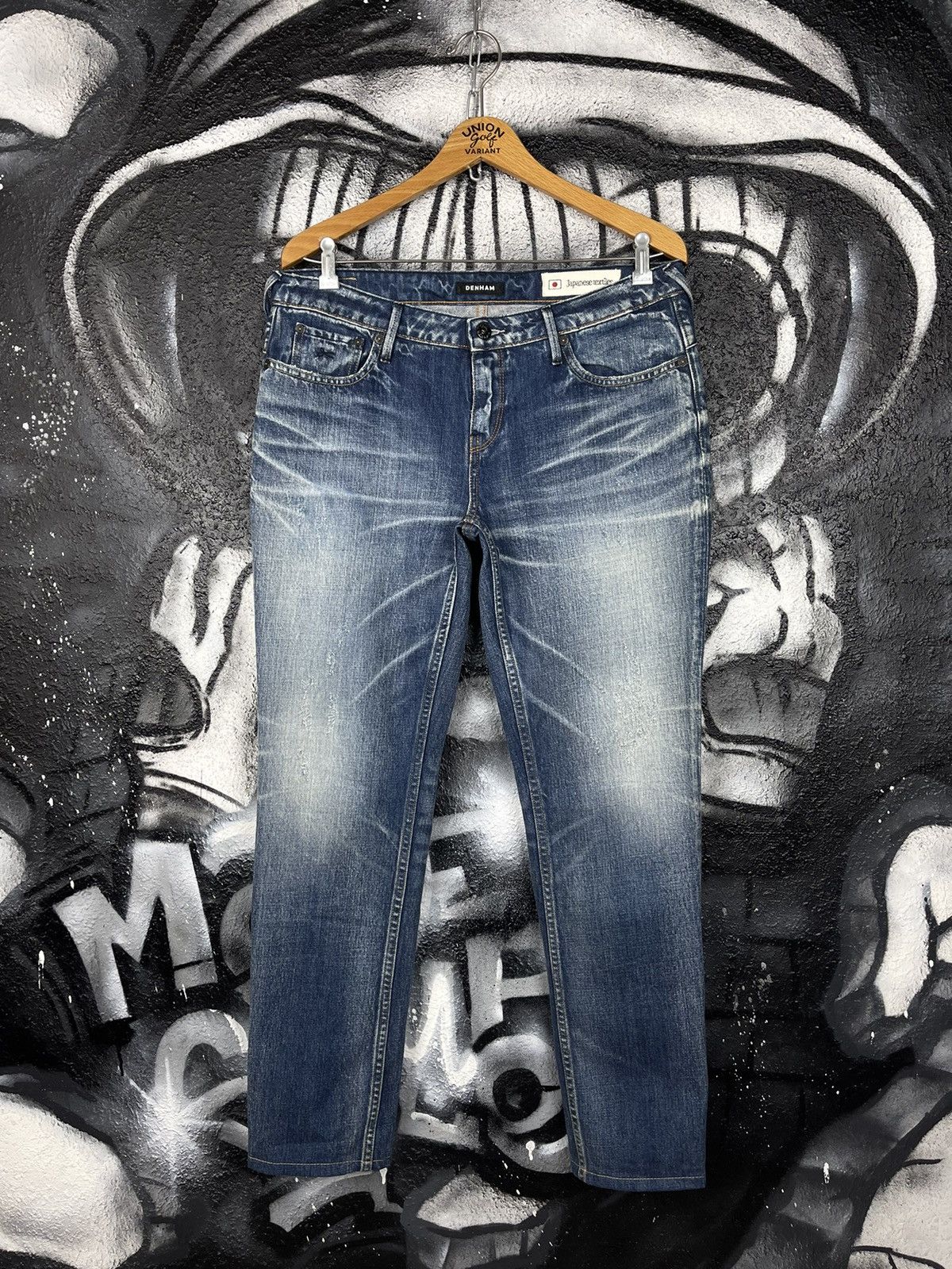 DENHAM × Japanese Brand Denham Maren Boyfriend Fit Jeans Japanese Textiles Size 31" - 4 Thumbnail