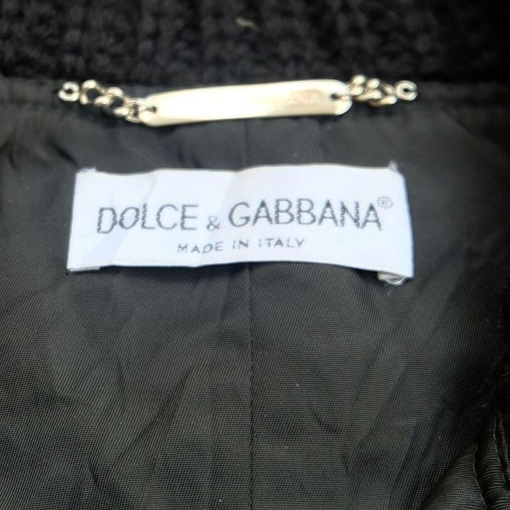 Dolce & Gabbana × Vintage Dolce and gabbana knitted long coat jacket Made In Italy Size M / US 6-8 / IT 42-44 - 2 Thumbnail