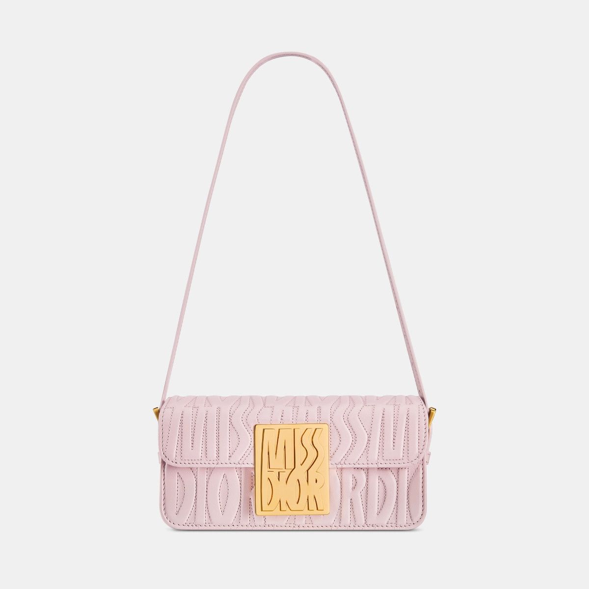 Dior o1bcso1str0226 Size:OS/Miss Dior Flap Bag in Pale Pink Size ONE SIZE - 4 Thumbnail