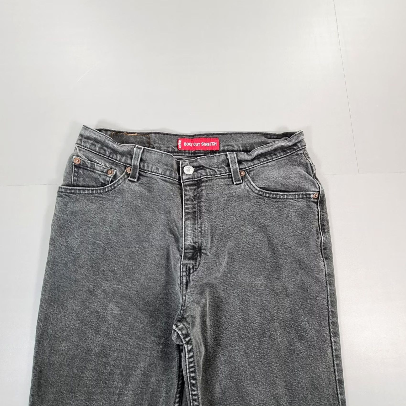 Levi's Levi's Jeans 517 Womens Grey W30 L31 Mid Rise Bootcut Stretch Denim 90s Vintage City Modern 5-Pocket Mens Womens Girls Size 30" / US 8 / IT 44 - 2 Thumbnail