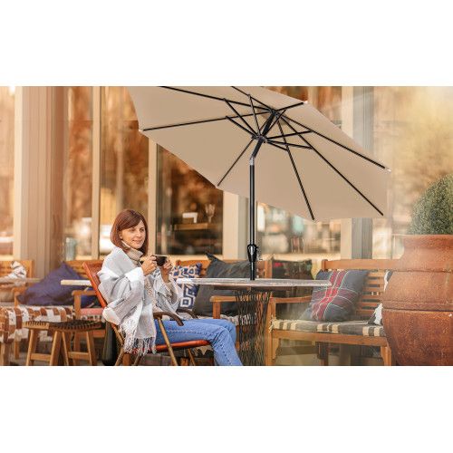Designer × Homemade 10' Patio Umbrella Outdoor Table Market Yard Umbrella with P Size US L / EU 52-54 / 3 - 8 Thumbnail