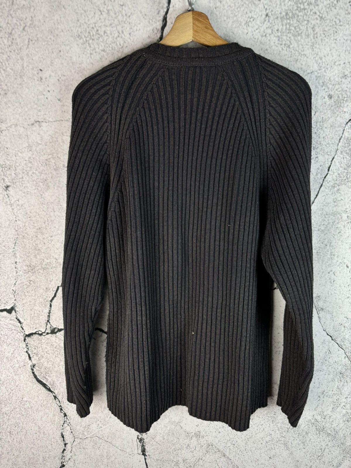 Diesel Diesel Knit Military Sweater Vintage 90s Logo Washed Hype Size US M / EU 48-50 / 2 - 2 Thumbnail