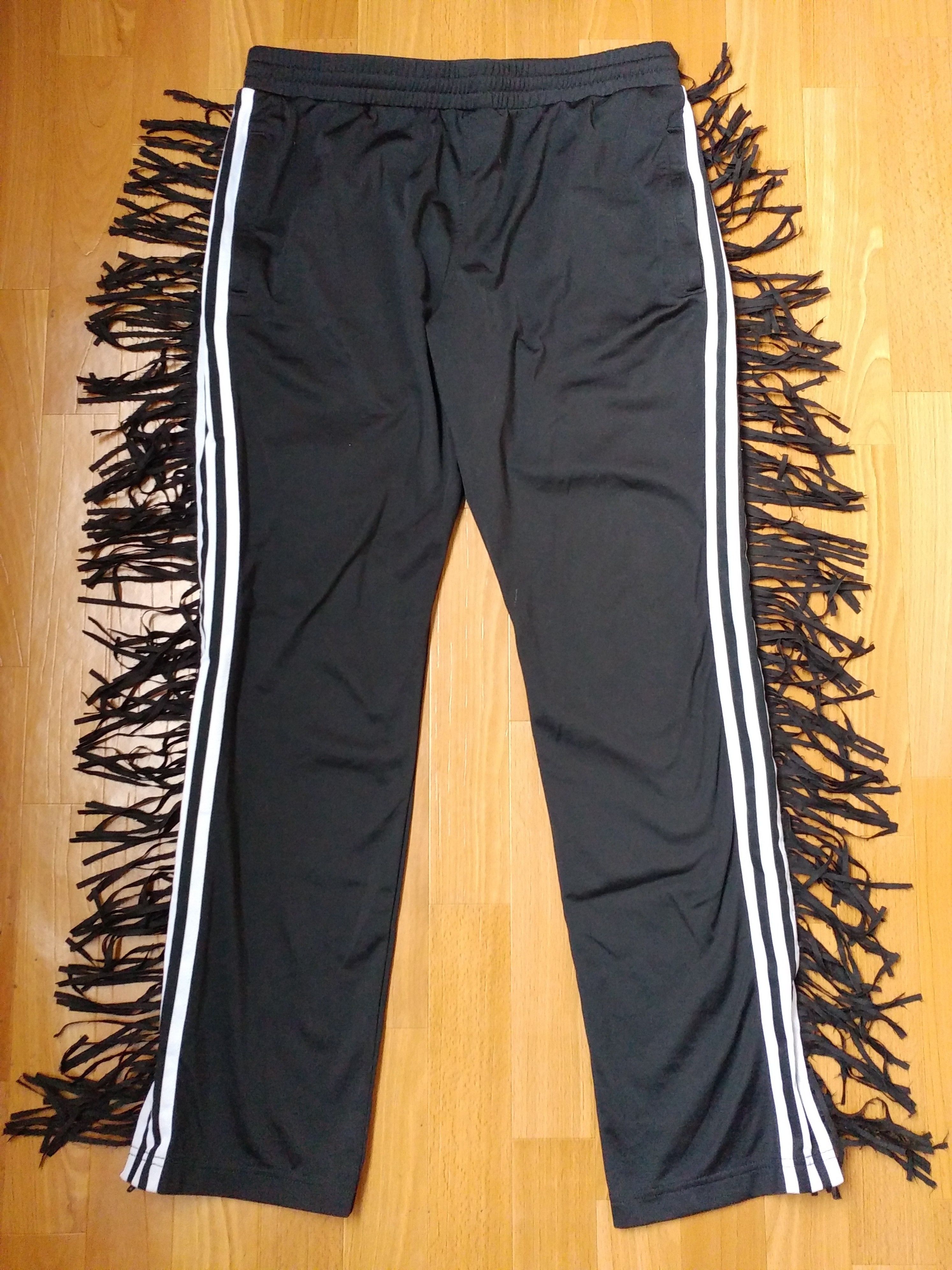 Adidas × Jeremy Scott ADIDAS JEREMY SCOTT TRACK PANTS Fringe Tracksuit O21026 sz M Size US 32 / EU 48 - 1 Thumbnail