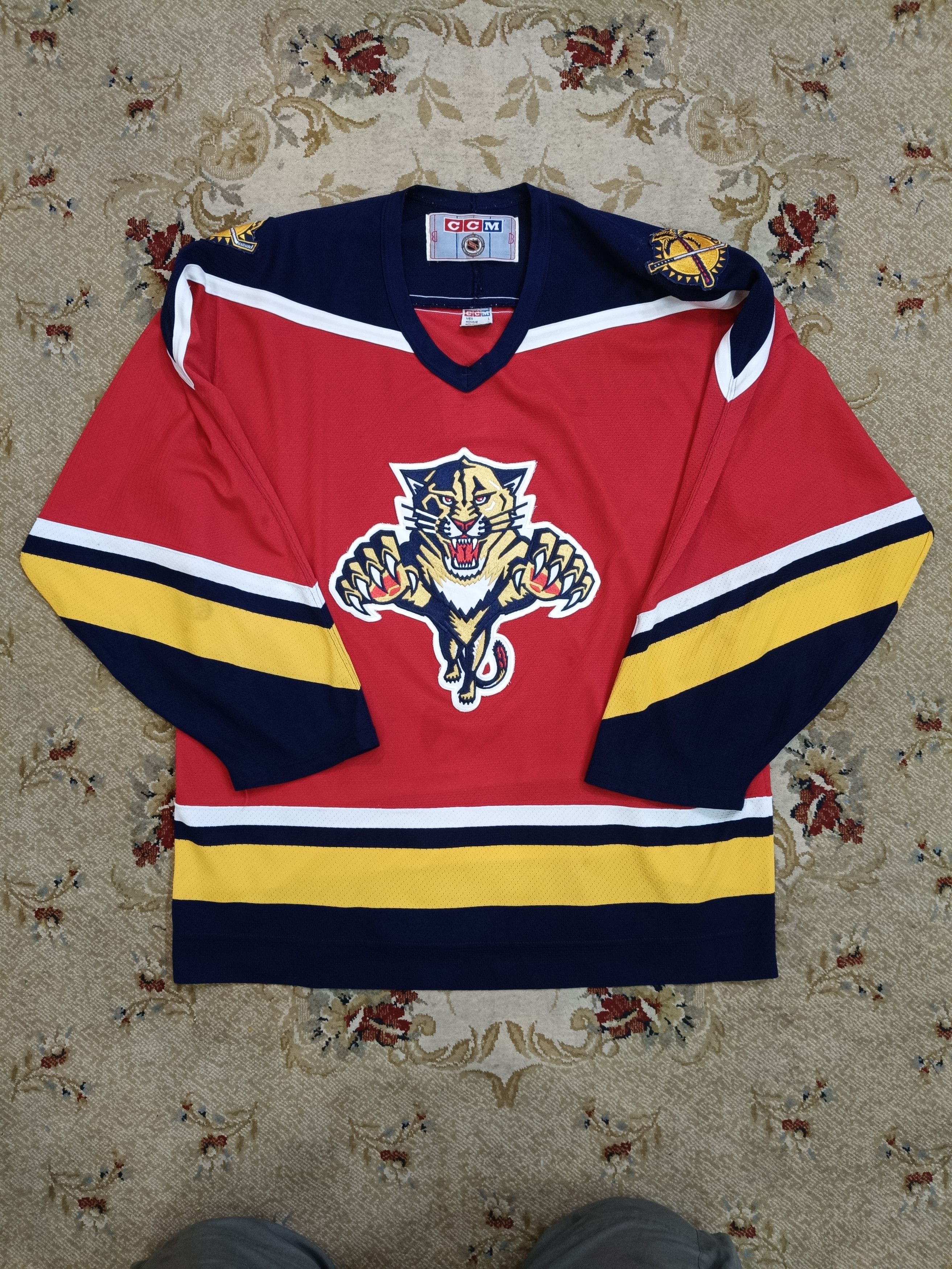 image of Ccm x Nhl Vintage Florida Panther Nhl, Men's (Size Large)