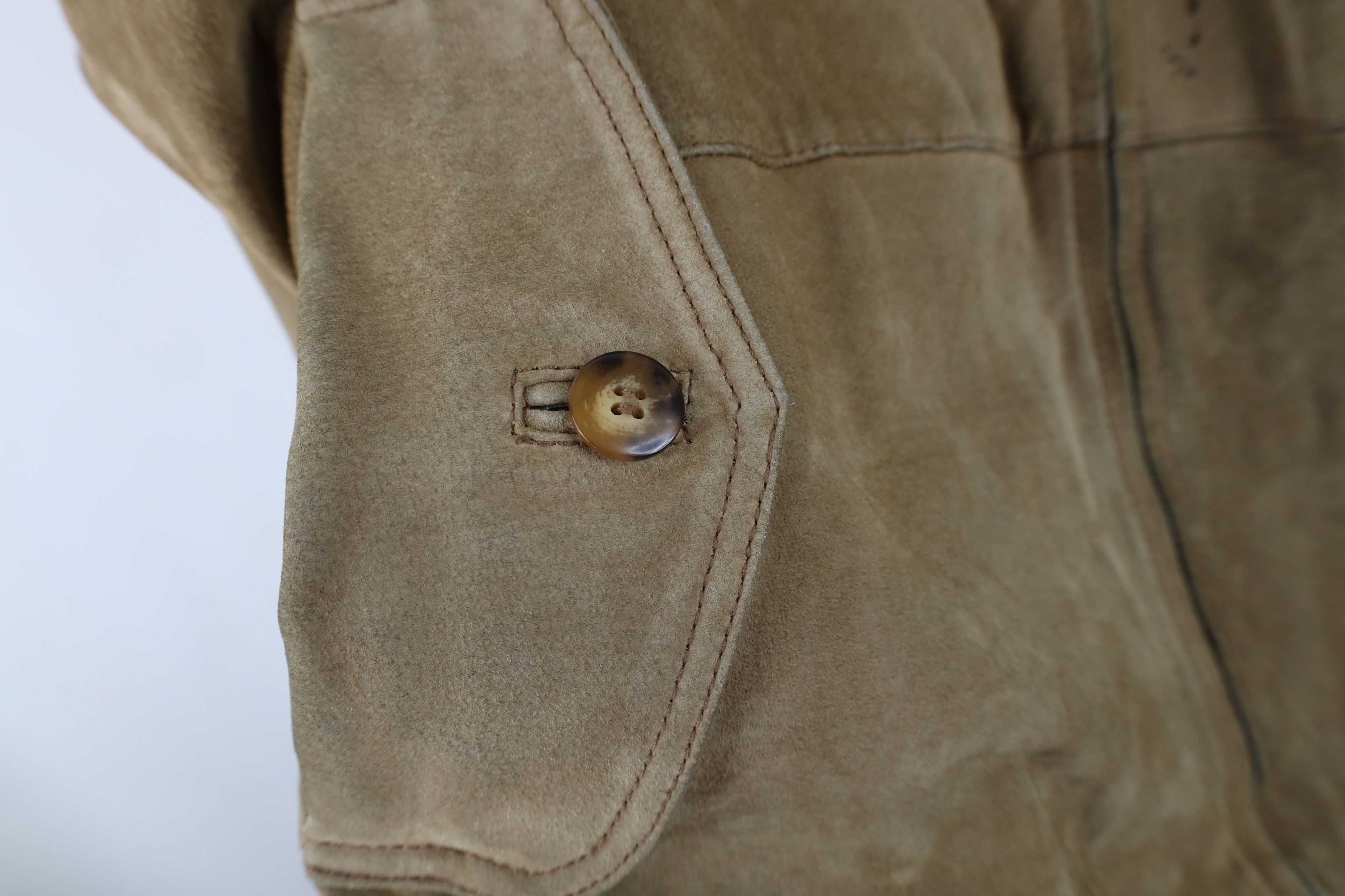 Vintage Vintage 90s Streetwear Leather Cafe Racer Bomber Jacket Size US L / EU 52-54 / 3 - 8 Thumbnail