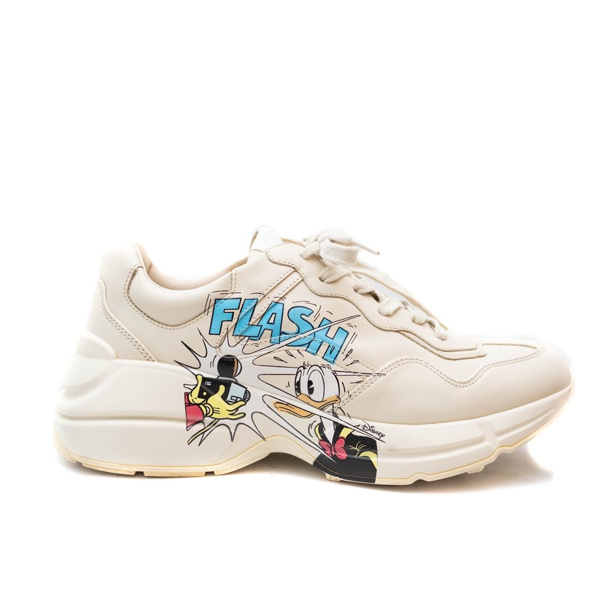 Gucci Gucci Men's Disney x GUCCI Rhyton Donald Duck Sneakers SZ:7 Size US 6.5 / EU 39-40 - 3 Thumbnail