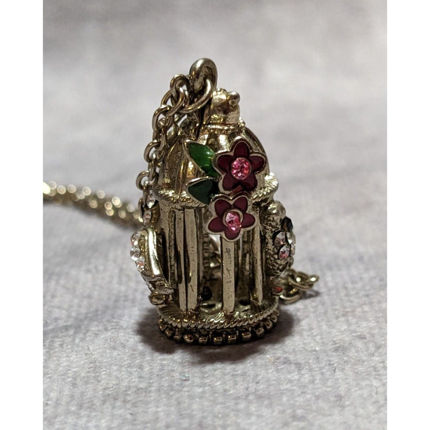 Other Cottagecore Gold Floral Birdcage Necklace Size ONE SIZE - 19 Thumbnail