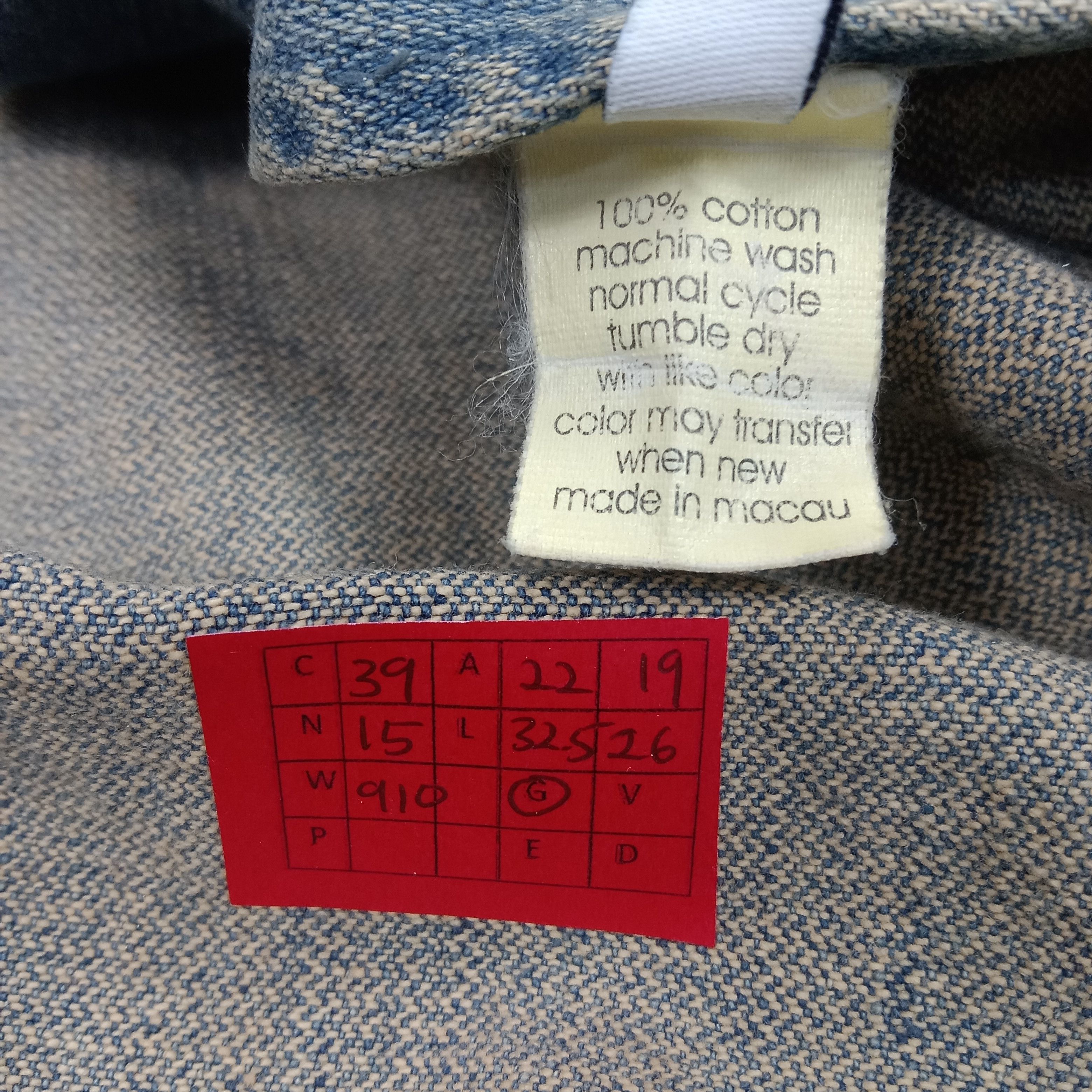 Levi's × Vintage Levis Nice Design Casual Style Blazers Denim Jacket Size 38R - 8 Thumbnail