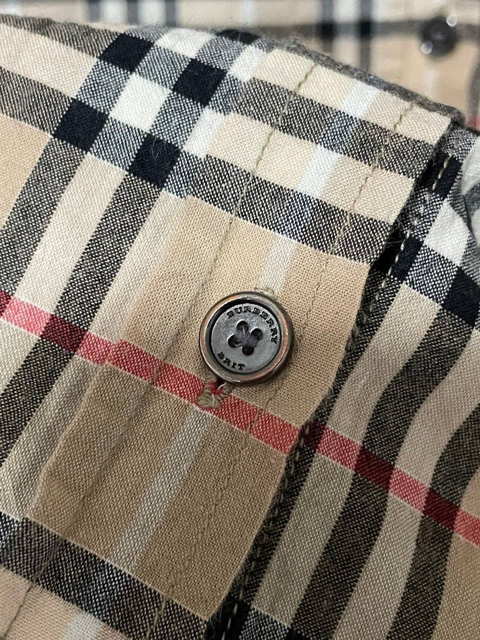 Burberry Burberry Full Cell Shirt Luxury M Size Size US M / EU 48-50 / 2 - 8 Thumbnail