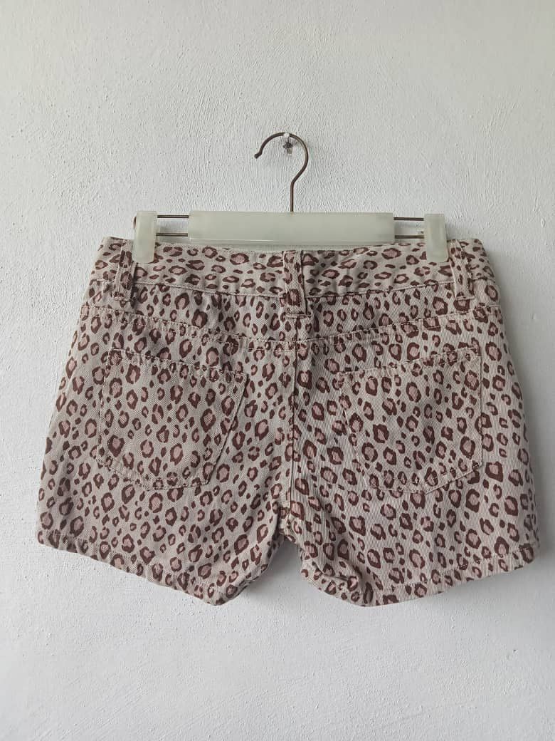 Japanese Brand Japanese Brand Seditionaries Leopard Print Short Denim Size 28" / US 6 / IT 42 - 5 Thumbnail