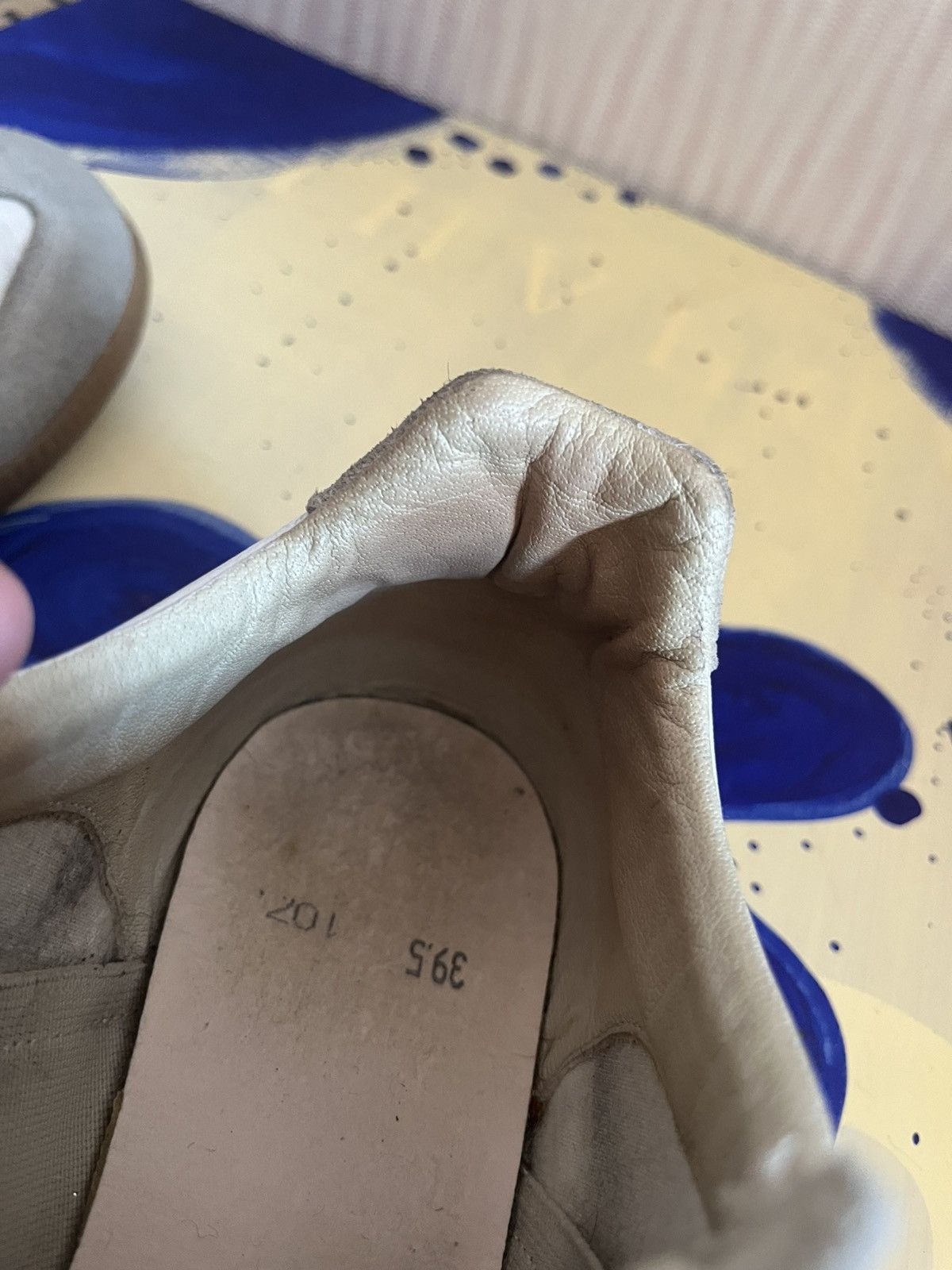 Maison Margiela MAISON MARGIELA replica gats low white/gray leather sneakers Size US 6.5 / EU 39-40 - 13 Thumbnail