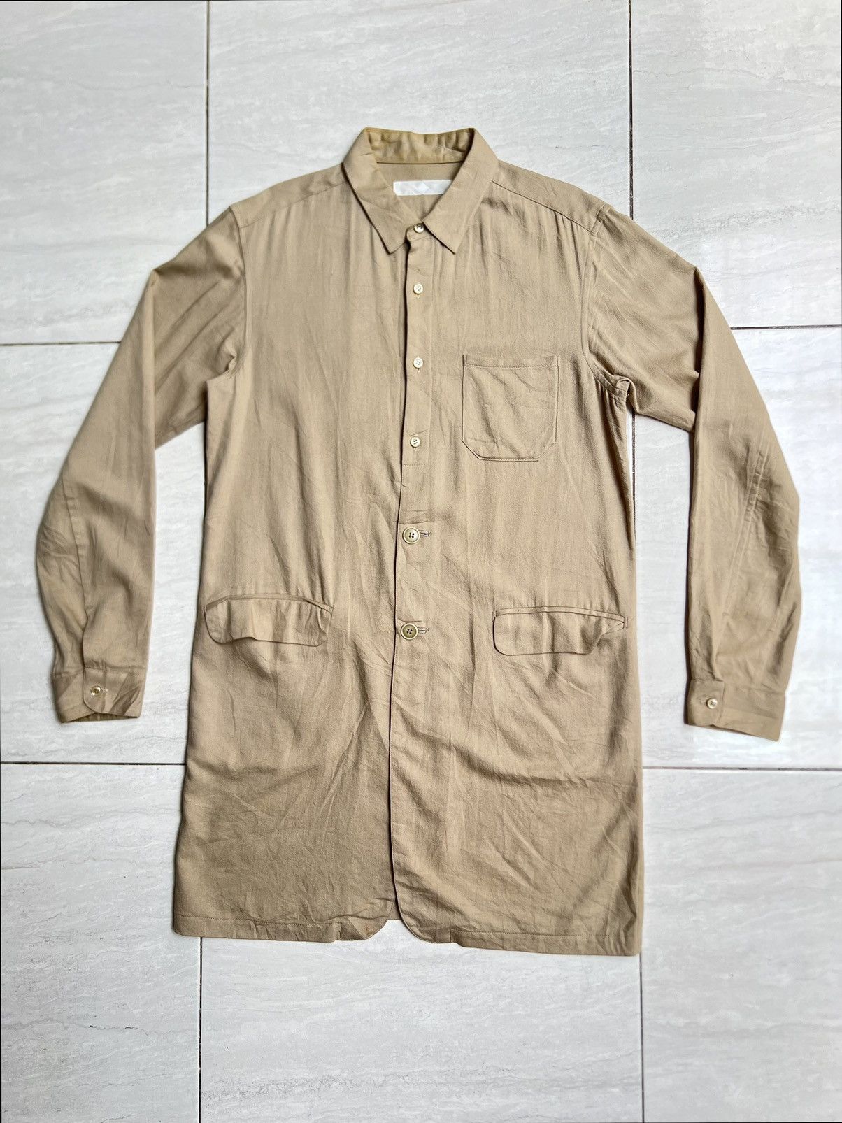 Japanese Brand ETHOSENS Long Shirt Size US S / EU 44-46 / 1 - 6 Thumbnail