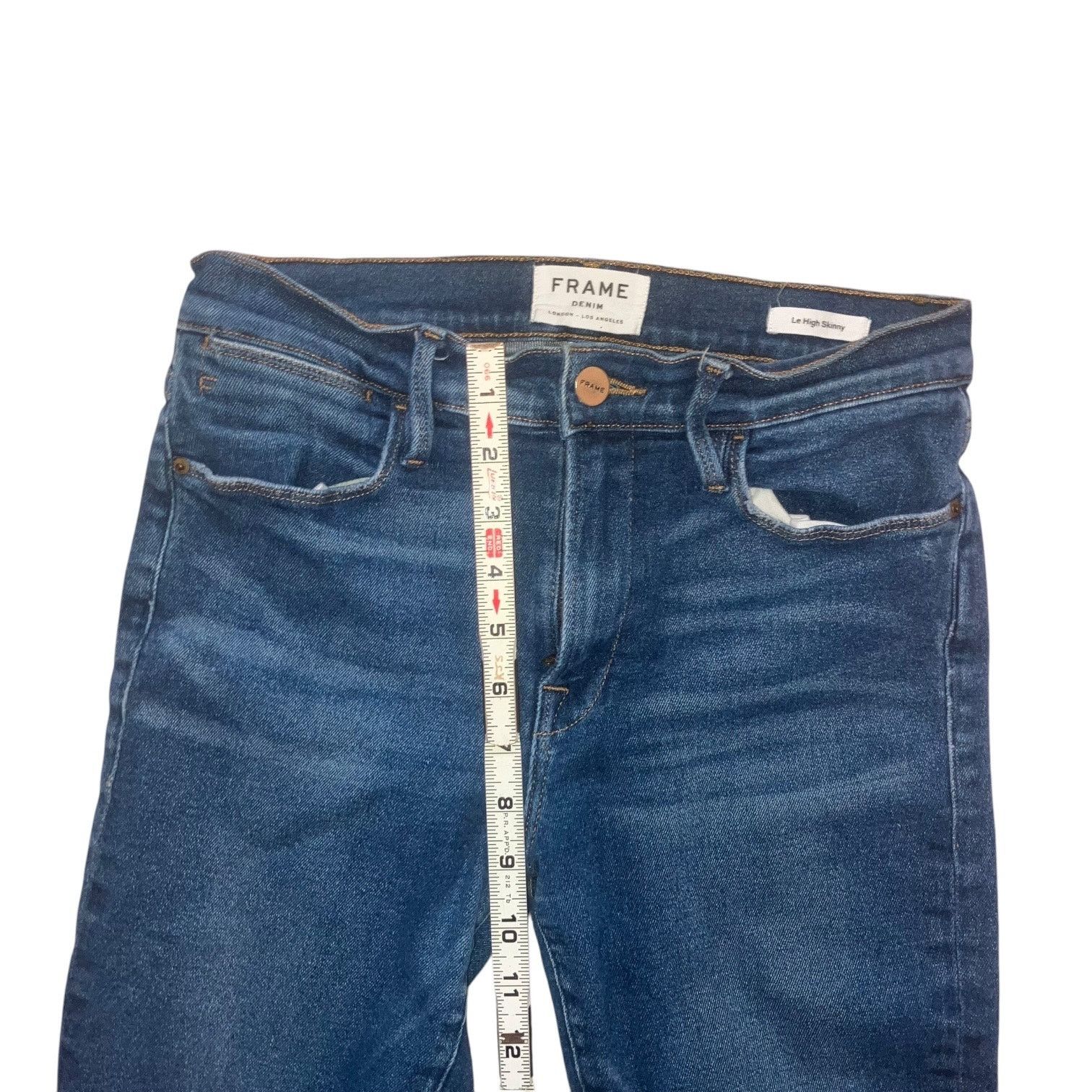 Frame Frame Le High Skinny Jean in Medium Wash Clipper Street - 28 Size 28" / US 6 / IT 42 - 11 Thumbnail
