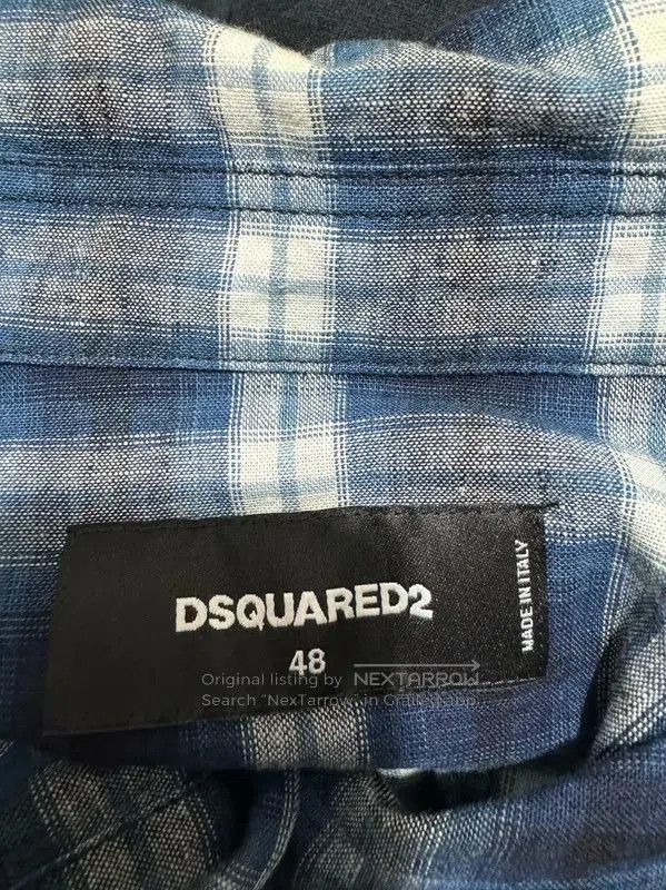Dsquared2 DSQUARED2 Color Block Cotton Plaid Shirt . Size US M / EU 48-50 / 2 - 3 Thumbnail