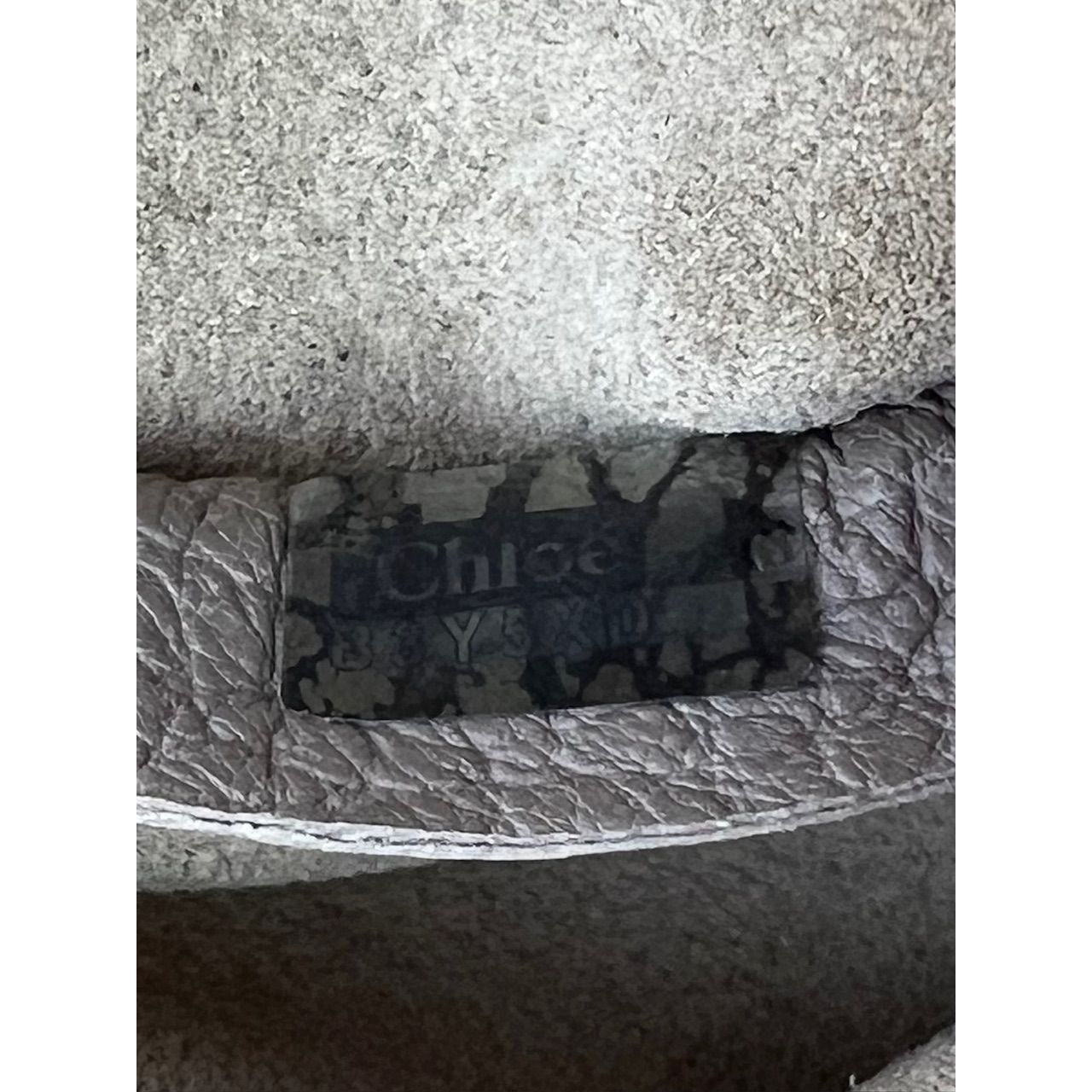 Chloe Chloe Small Drew Gray Grained Lambskin Leather Shoulder Cros Size ONE SIZE - 5 Thumbnail