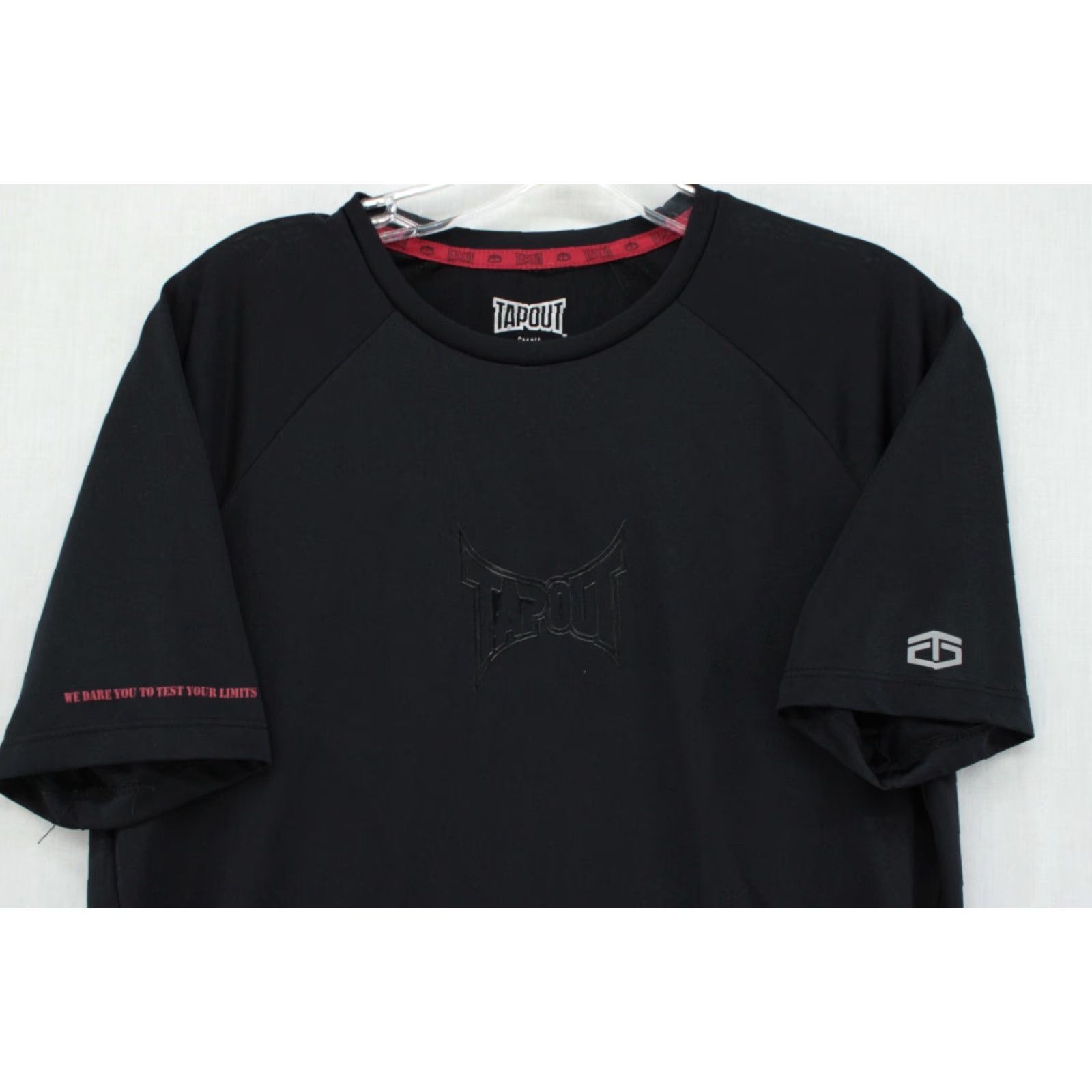 Tapout VINTAGE WWE Tapout T-Shirt Mens Small Black Moisture Wicking Stretch Modern Logo Size US S / EU 44-46 / 1 - 3 Thumbnail