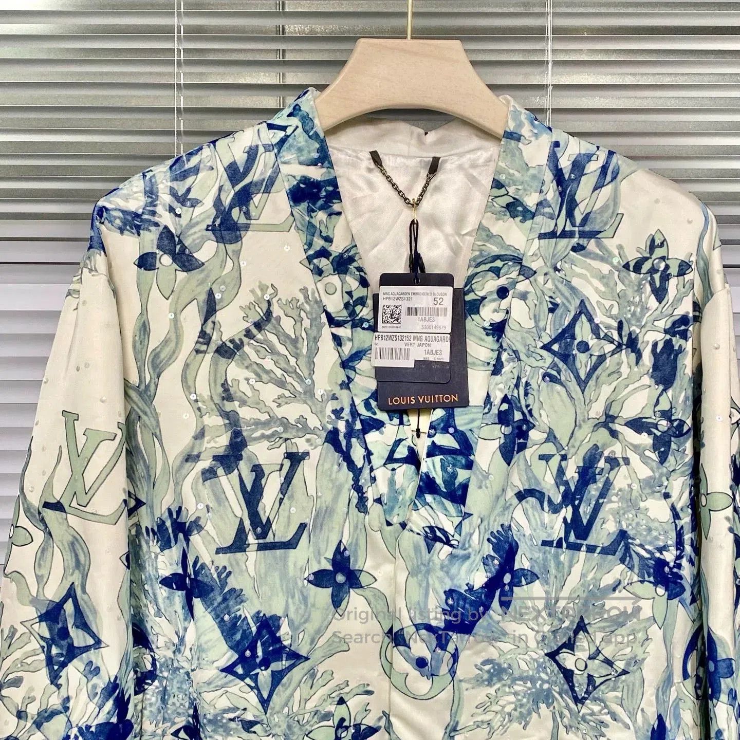 Louis Vuitton Louis Vuitton Spring 24 Sequin Print Jacket. Size US L / EU 52-54 / 3 - 3 Thumbnail