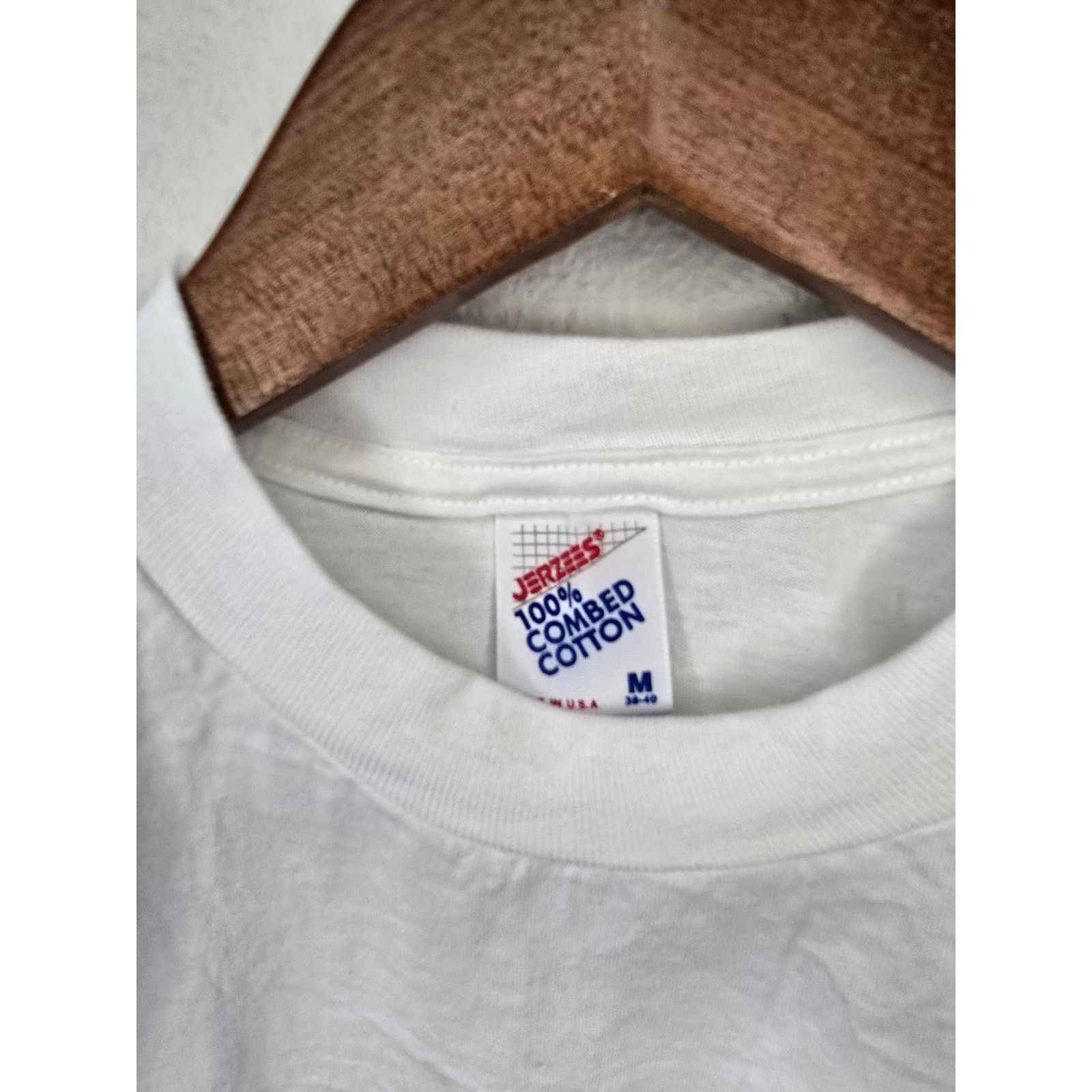 Jerzees × Vintage Vintage Test Print Shirt White Tennessee Salt Lake City Tee Size US M / EU 48-50 / 2 - 6 Thumbnail