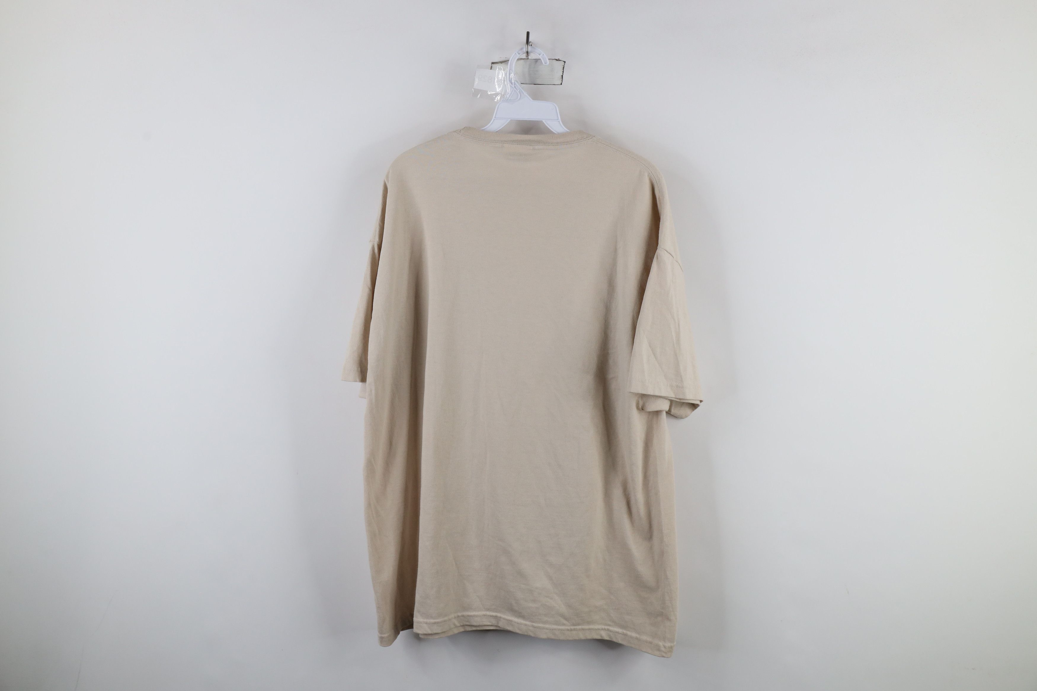 Vintage Vintage 90s Streetwear Beach Lighthouse T-Shirt Beige Cotton Size US XL / EU 56 / 4 - 11 Thumbnail