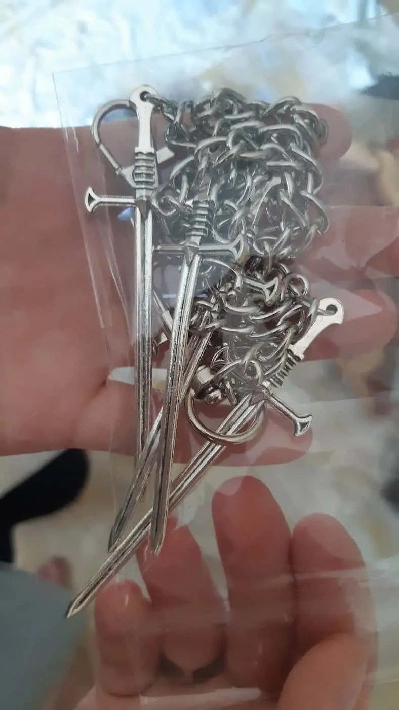 Jewelry Cross Sword Waist Pant Chain Size ONE SIZE - 3 Thumbnail