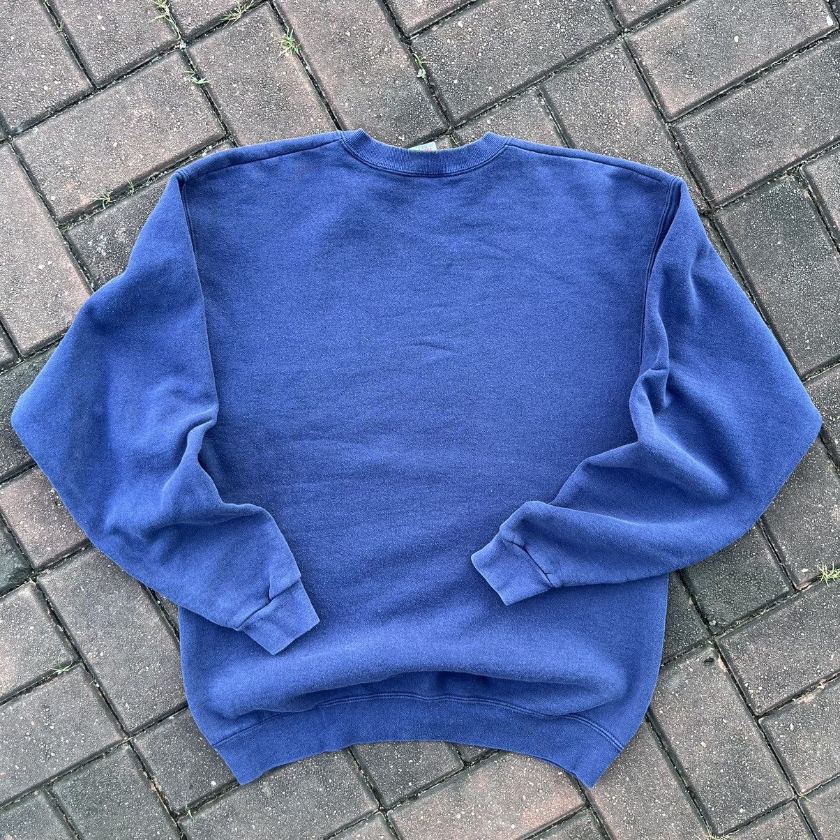 Fruit Of The Loom × Vintage VINTAGE 90s CHICAGO SPELLOUT PRINTED SWEATSHIRT Size US L / EU 52-54 / 3 - 8 Thumbnail