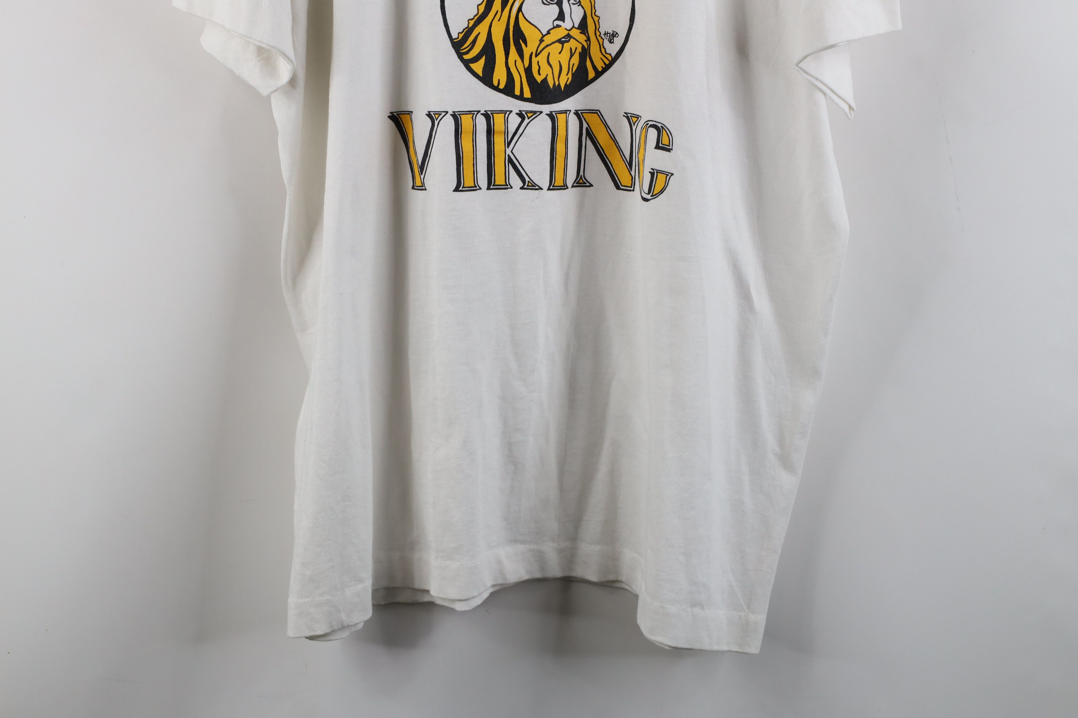 Vintage Vintage 90s Streetwear 100% Viking Short Sleeve T-Shirt USA Size US XL / EU 56 / 4 - 3 Thumbnail