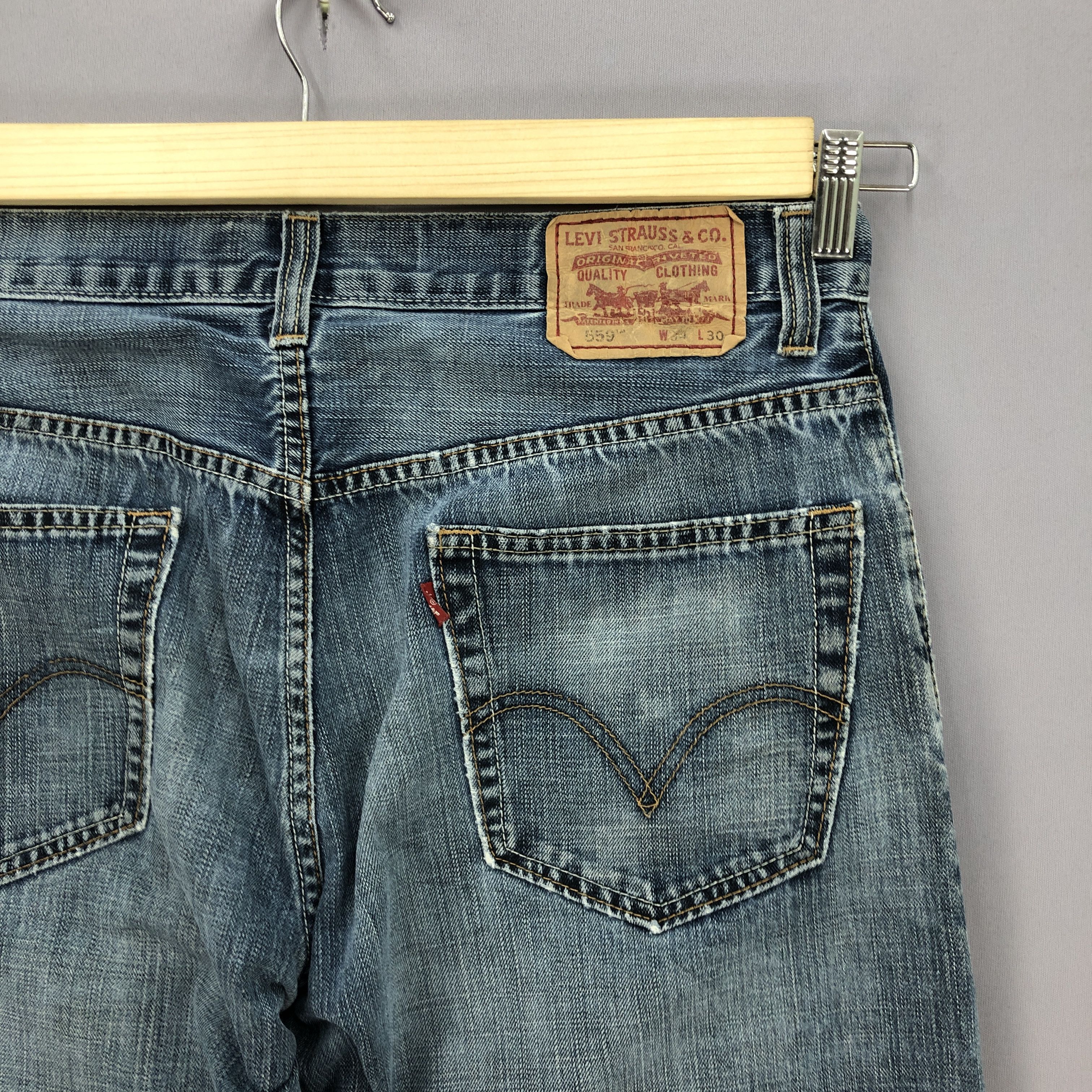 Levi's × Vintage Vintage Levis Jeans Levi's 559 Blue Wash Denim Pants Size US 34 / EU 50 - 7 Thumbnail