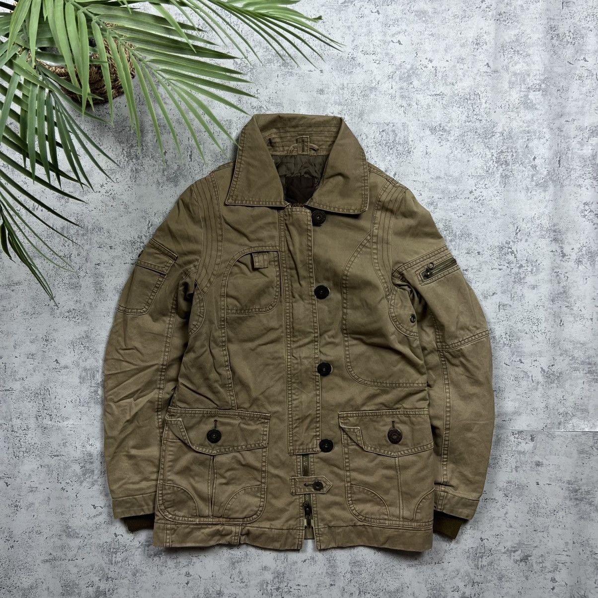 Hysteric Glamour 00s Hysteric Glamour Vintage Heavy Military Coat Jacket Size US S / EU 44-46 / 1 - 1 Thumbnail