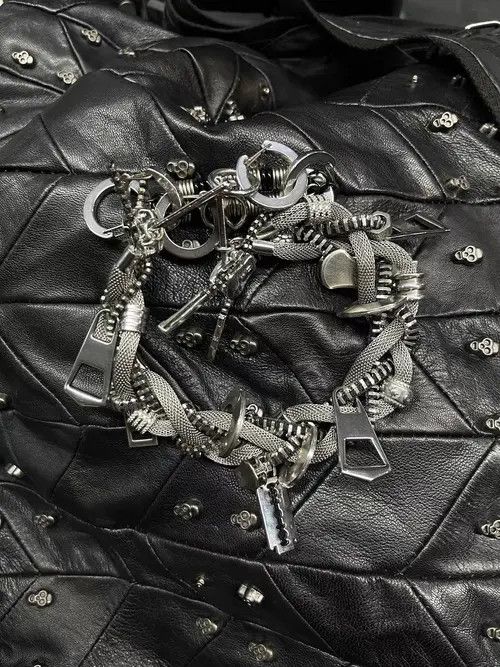 VIBE Multi Functional Punk Style Pants Chain Size ONE SIZE - 6 Thumbnail