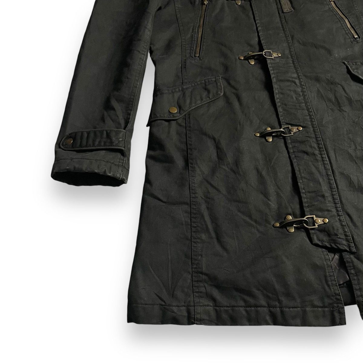 If Six Was Nine 🇯🇵 HIDEAWAYS MULTIPOCKET PUNK GOTHIC PARKA JACKET Size US M / EU 48-50 / 2 - 8 Thumbnail