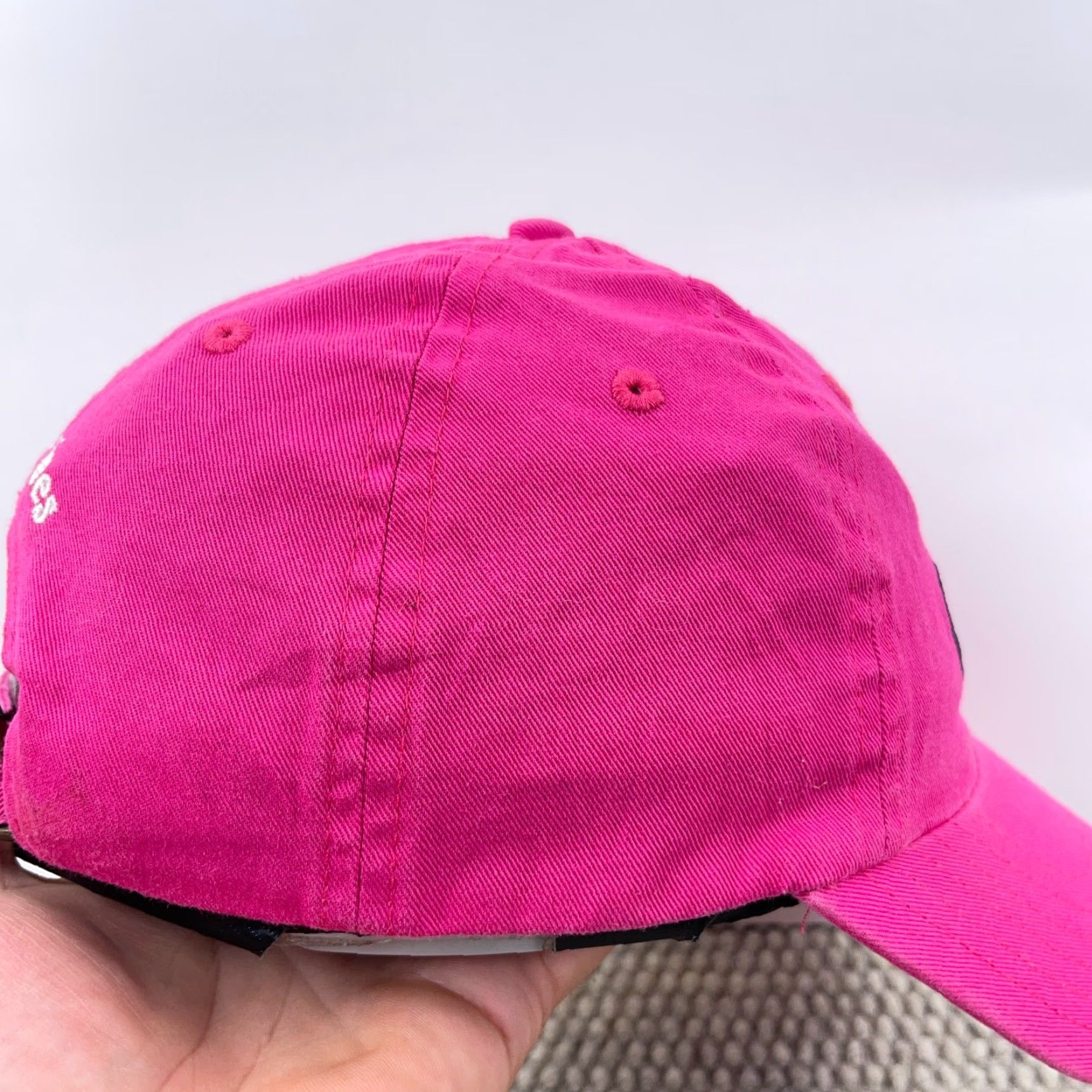 Vineyard Vines VINEYARD VINES Baseball Cap Adjustable Pink Twill Whale Mens 90s Retro Size ONE SIZE - 6 Thumbnail