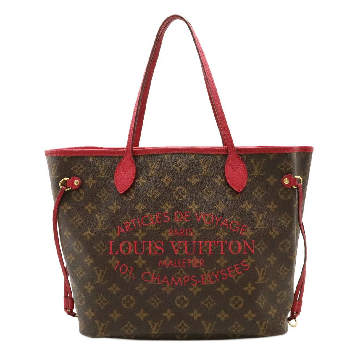 Louis Vuitton Louis Vuitton Neverfull Mm Monogram 2Way Bag Canvas Shoulder Bag M40940 in Pink, Women's