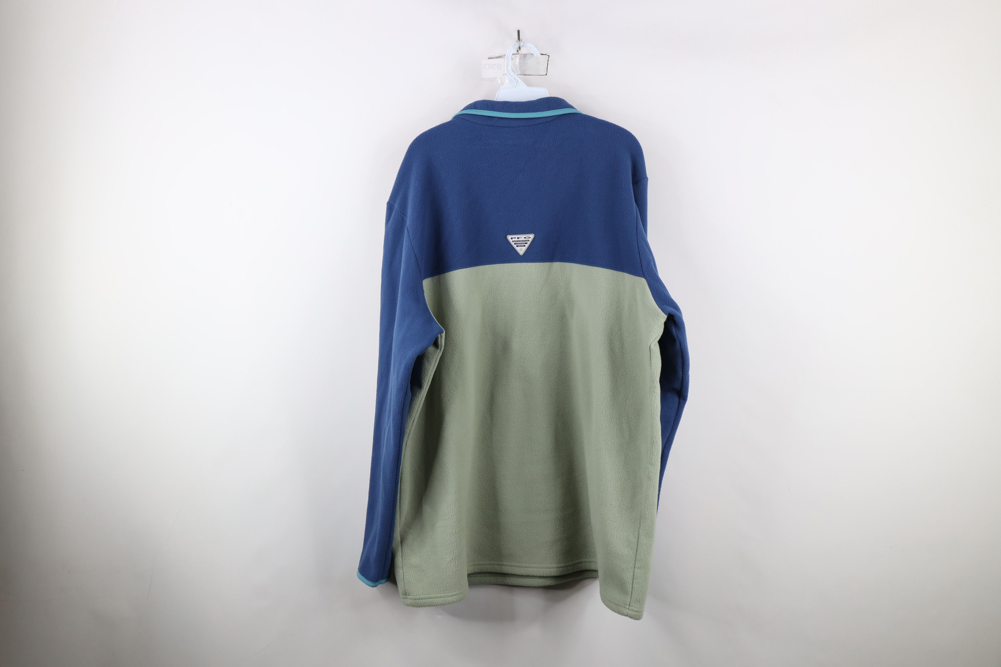 Columbia Columbia PFG Color Block Snap Button Fleece Pullover Sweater Size US XL / EU 56 / 4 - 12 Thumbnail