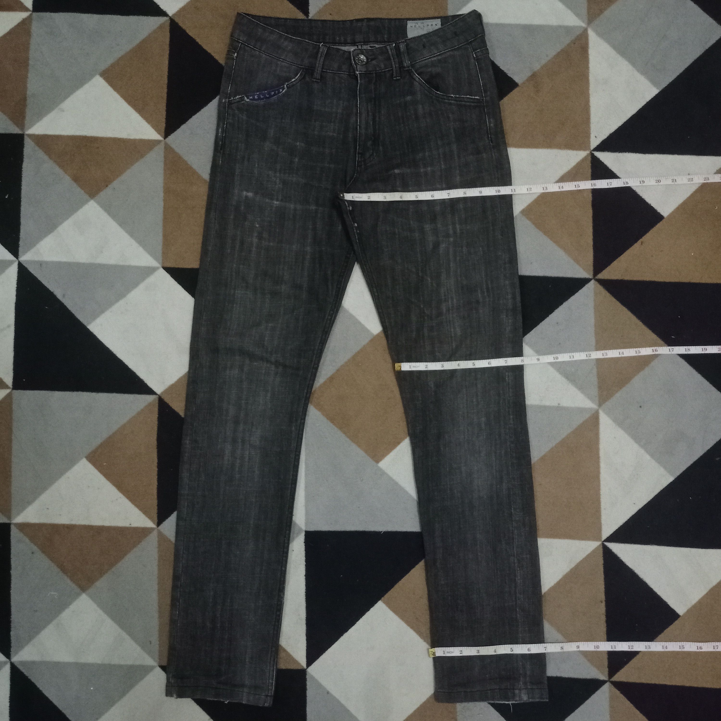 Japanese Brand Vintage Japanese Brand Faded Black Jeans 30x32 Size US 30 / EU 46 - 10 Thumbnail