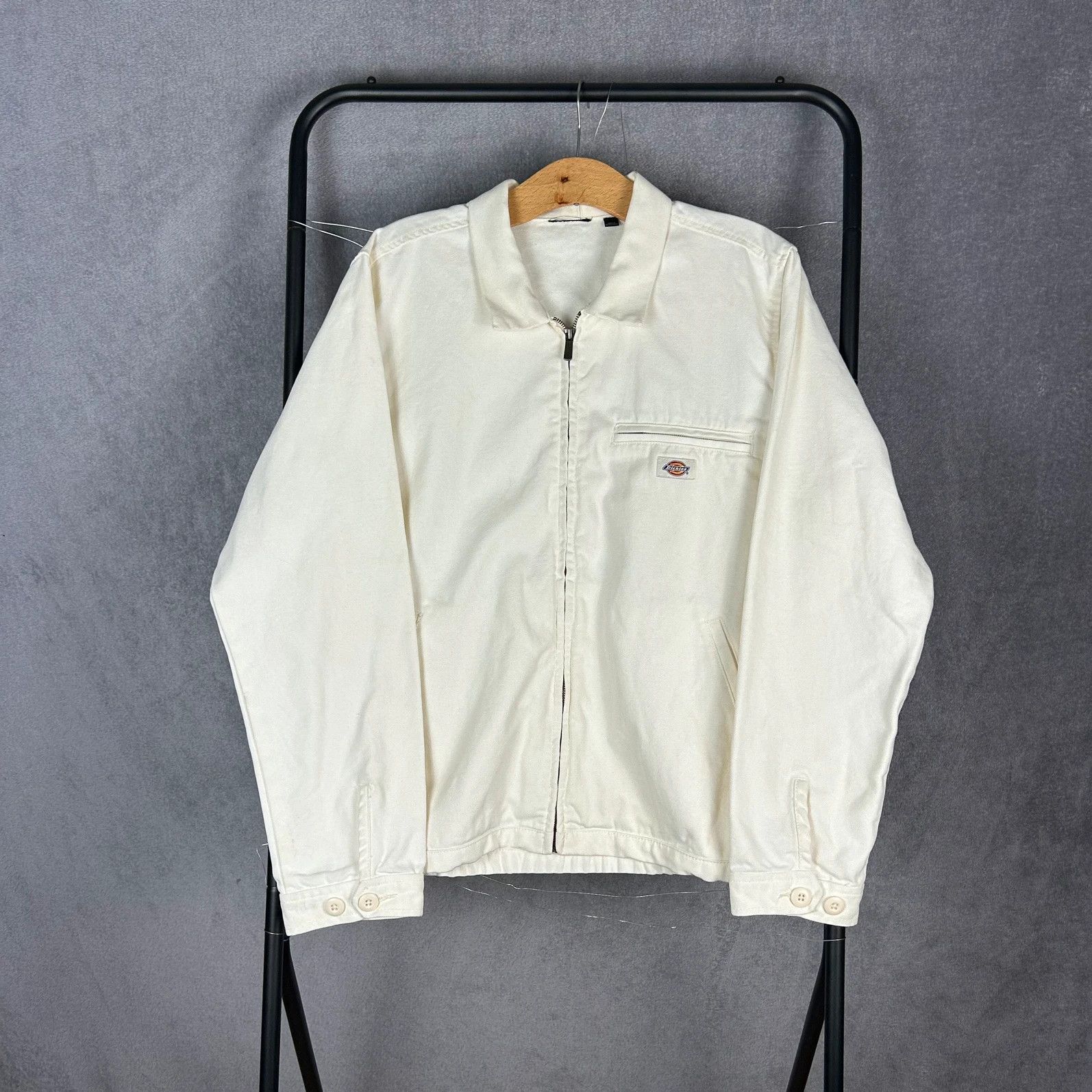 Dickies Dickies harington jacket logo haft old money white Size US L / EU 52-54 / 3 - 1 Thumbnail