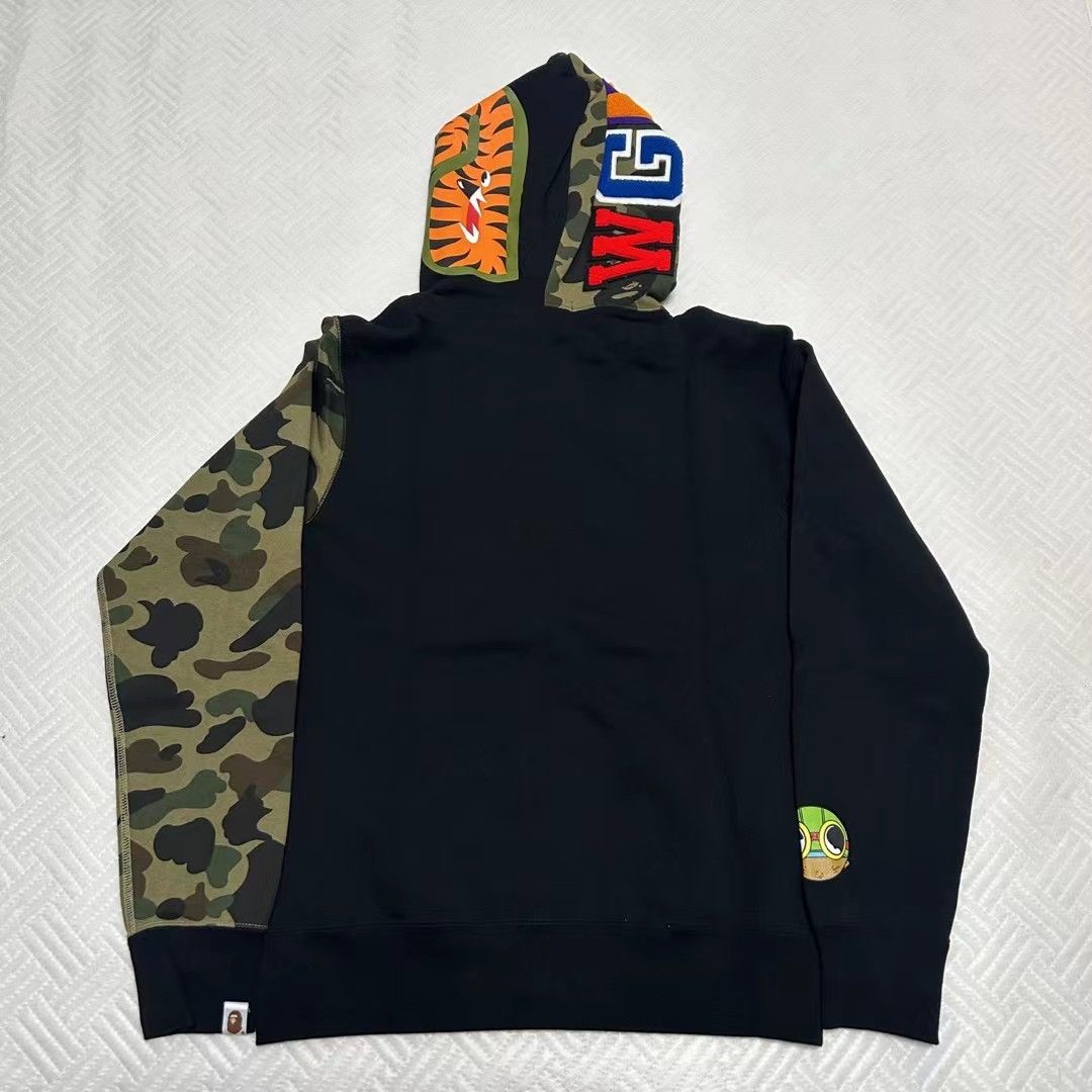 Bape × Hebru Brantley BAPE x HEBRU BRANTLEY SHARK FULL ZIP HOODIE Size US M / EU 48-50 / 2 - 2 Thumbnail