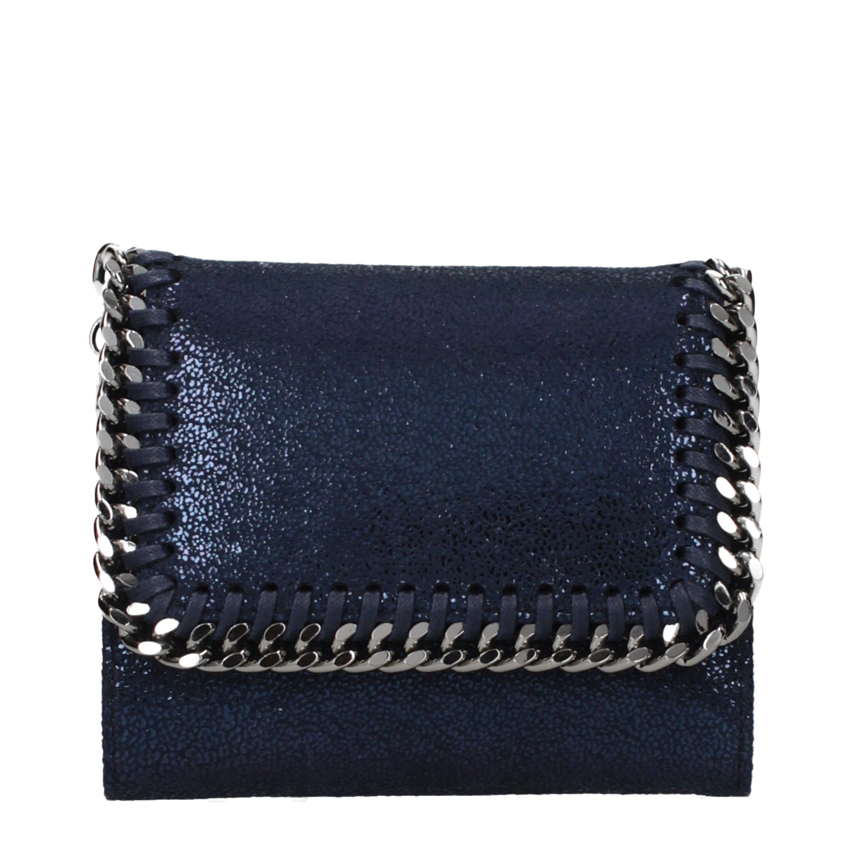 Stella McCartney Stella McCartney Wallets Women Eco Suede Blue/Ink Size ONE SIZE - 1 Thumbnail