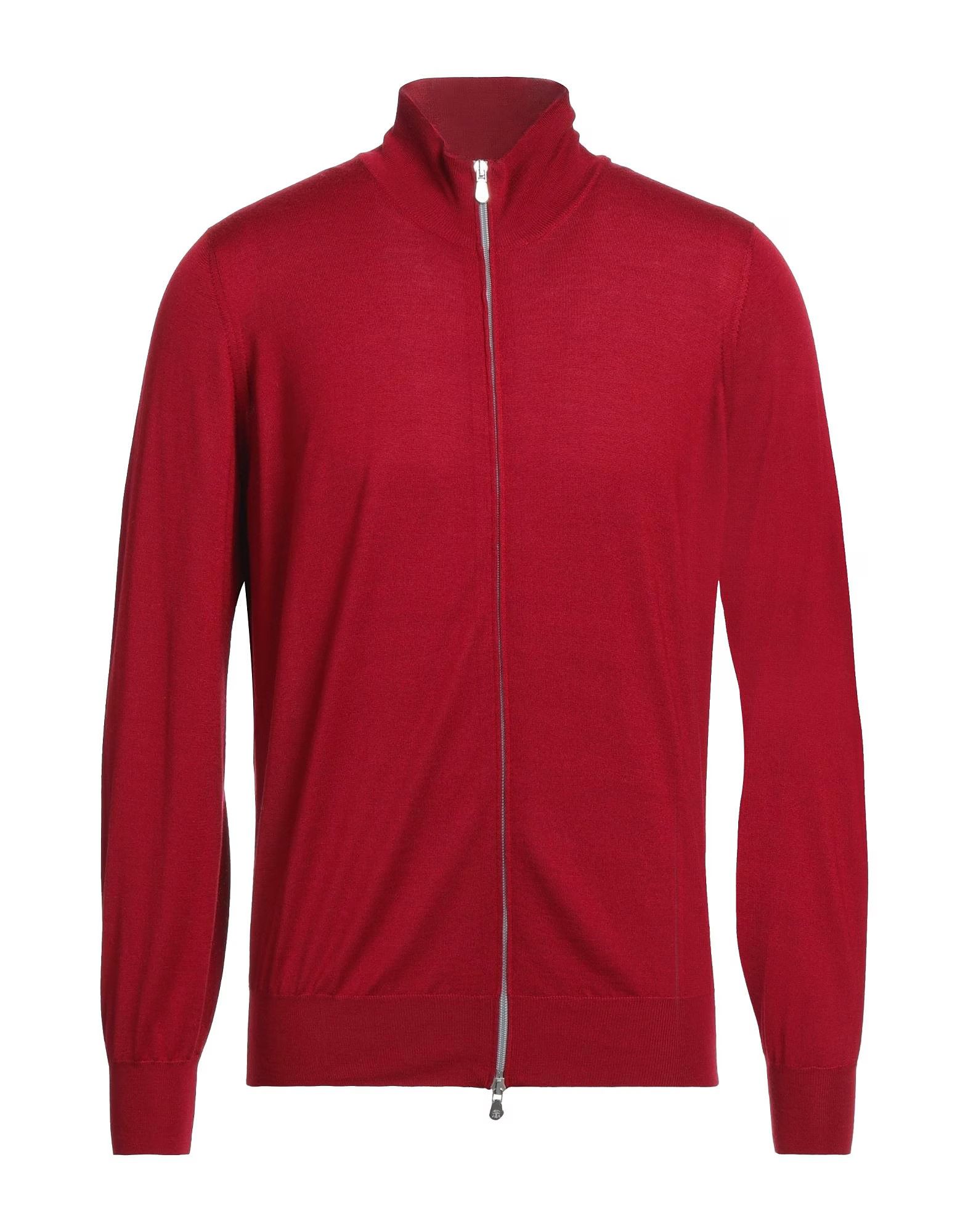 image of Brunello Cucinelli O1W1Db10524 Cardigans In Red, Men's (Size XL)