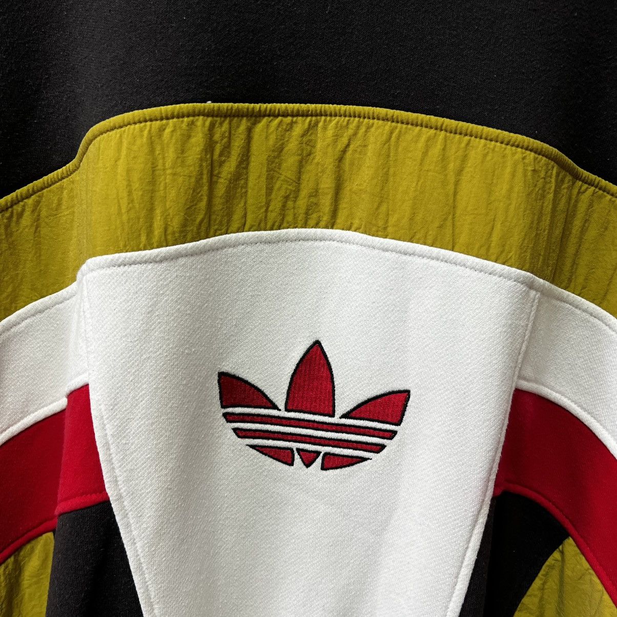 Adidas Adidas 90s Team Big Logo 1/4 Zip Sweatshirt Vintage y2k Size US L / EU 52-54 / 3 - 16 Thumbnail