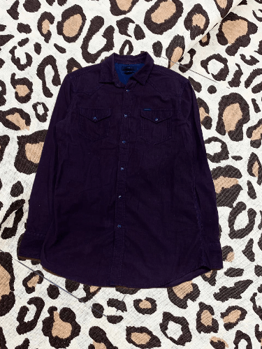 Diesel Diesel Dark Long Sleeve button up CORD . Used Size US M / EU 48-50 / 2 - 1 Thumbnail