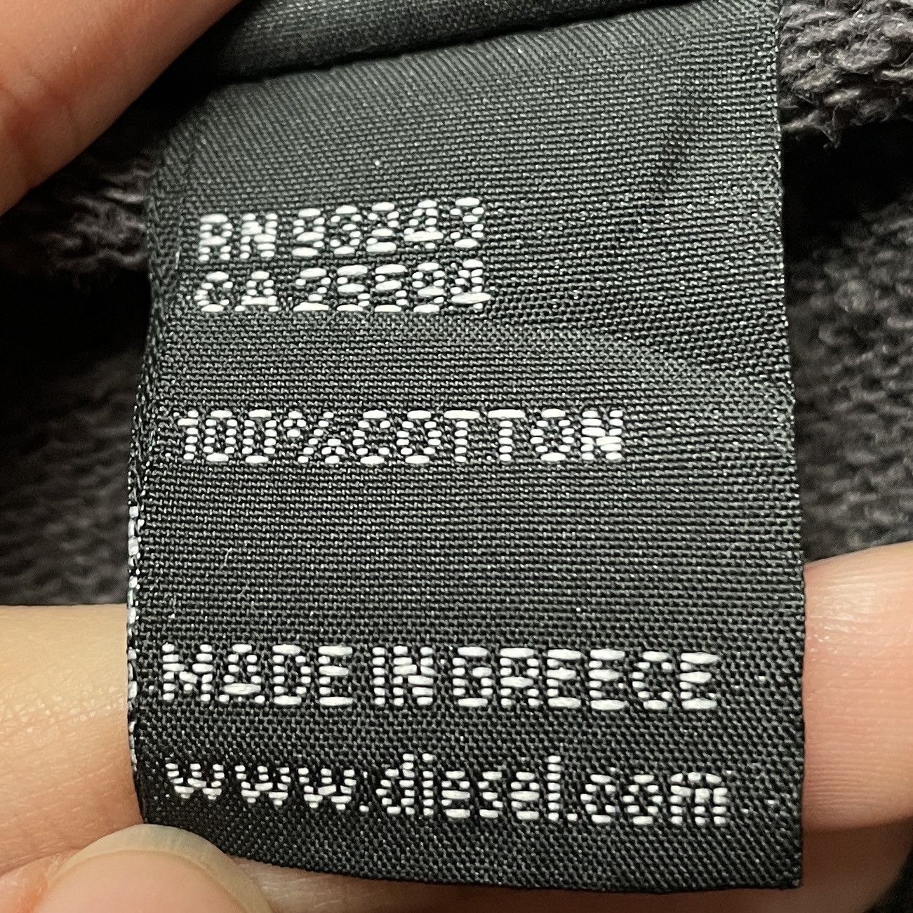 Diesel × Vintage Vintage Brand Diesel Big Logo Sweatshirt 2000s Size US XL / EU 56 / 4 - 10 Thumbnail