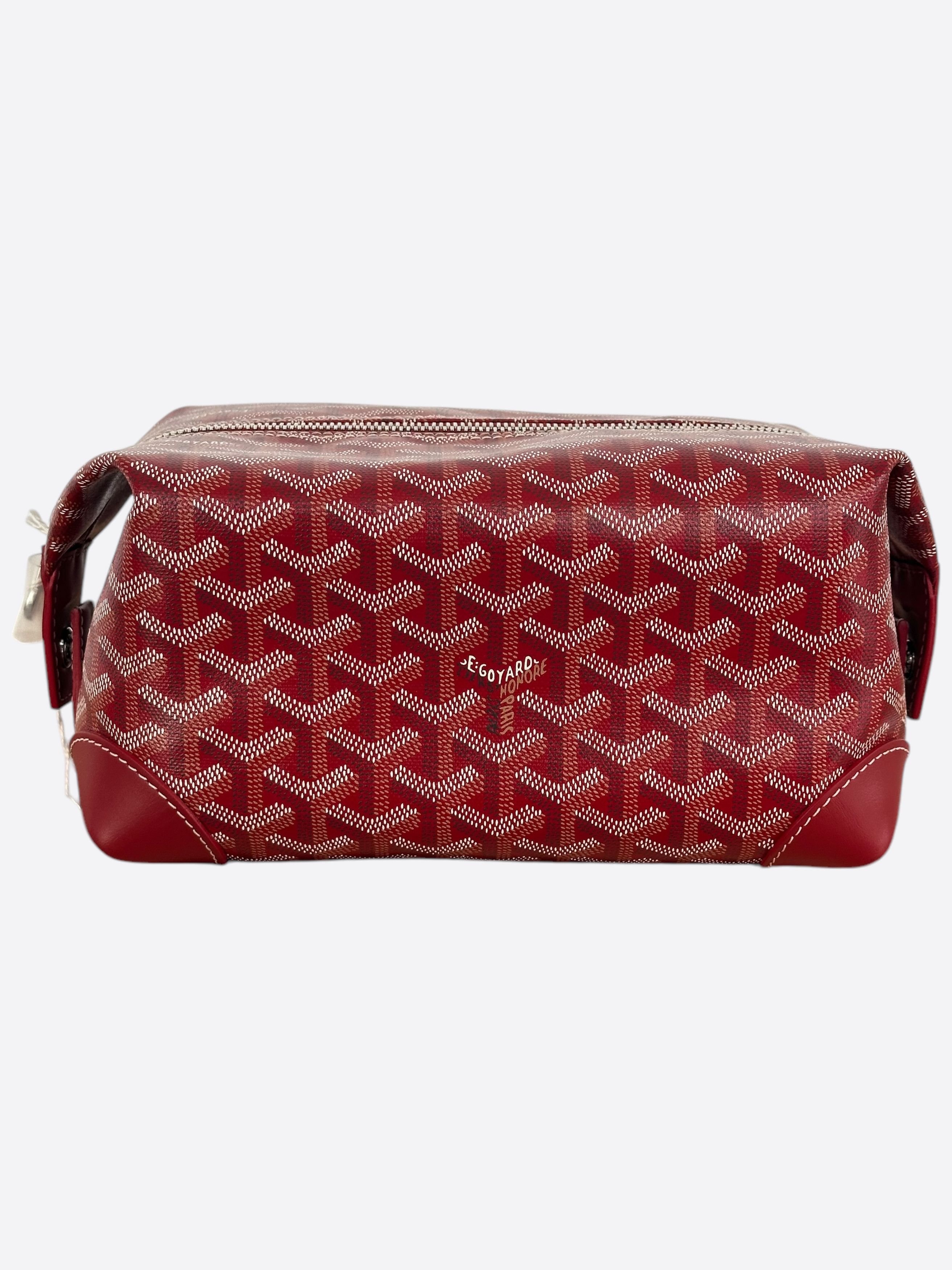 Goyard Burgundy Boeing 25 Mini Duffel Bag in Red, Men's
