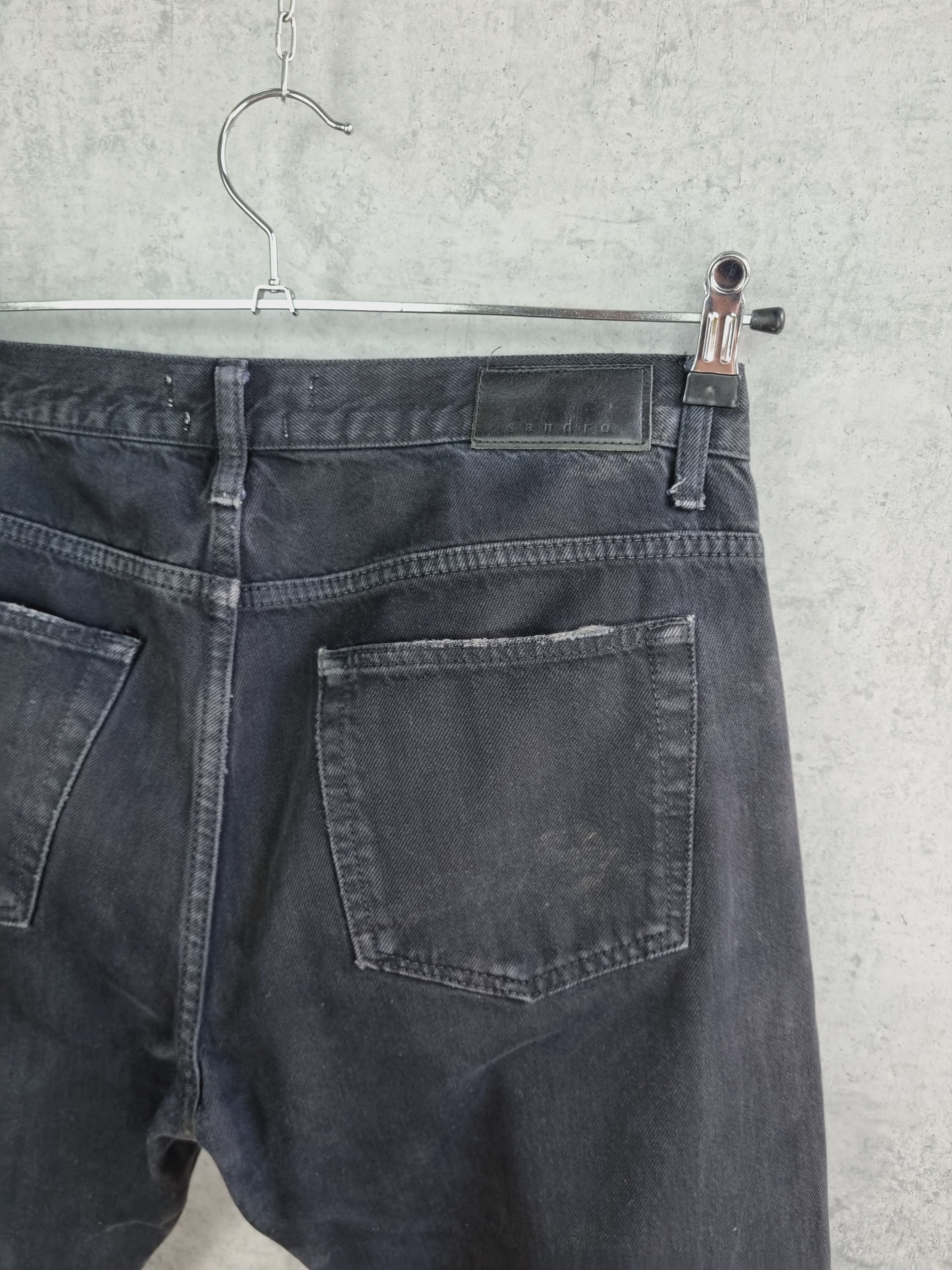 Sandro SANDRO Paris New Droit Model Faded Denim Jeans Size US 32 / EU 48 - 14 Thumbnail