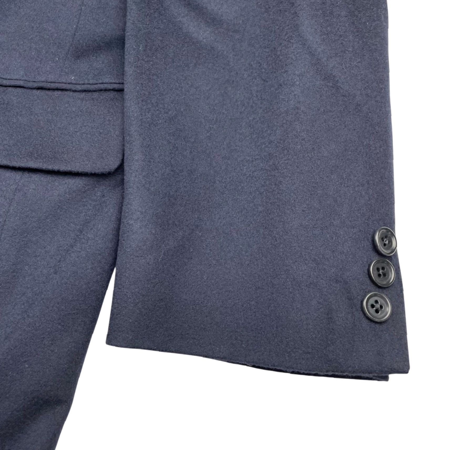 Brooks Brothers Brooks Brothers x Loro Piana Mens Blazer 3-Button Navy Blue 100% Cashmere 46 Long Regular Fit Mens Womens Womens Size 46R - 4 Thumbnail
