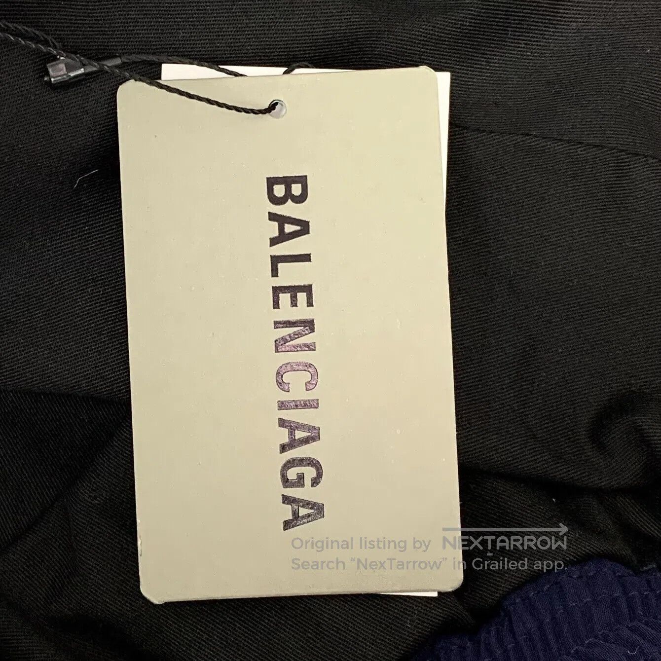 Balenciaga Balenciaga Blue Washed Distressed Cotton Collared Single B Size US M / EU 48-50 / 2 - 9 Thumbnail
